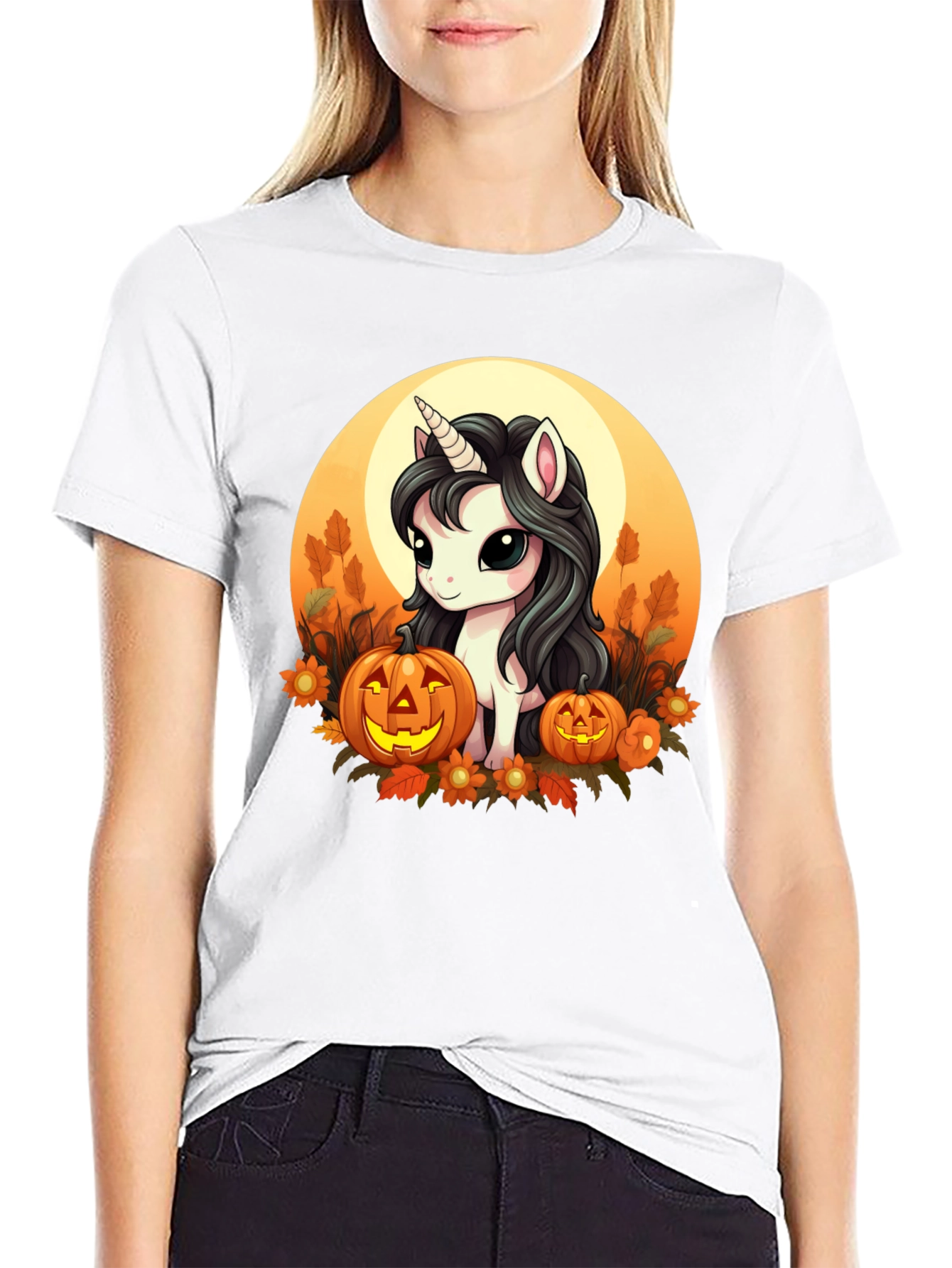 Halloween Unicorn T-Shirt - Spooky Cute!