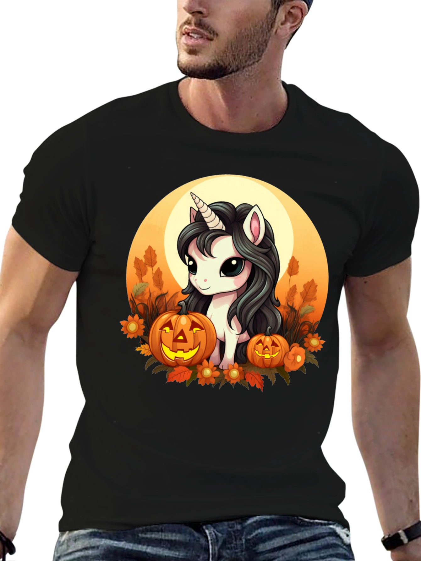 Halloween Unicorn T-Shirt - Spooky Cute!