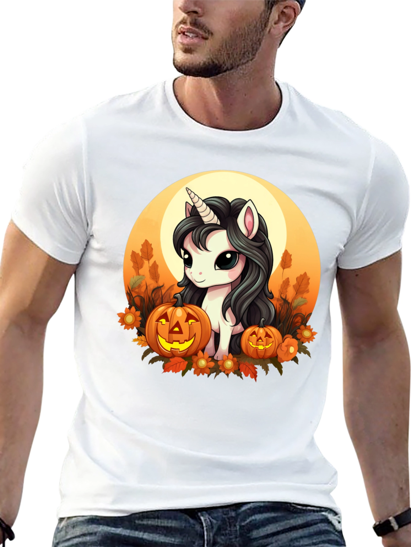 Halloween Unicorn T-Shirt - Spooky Cute!