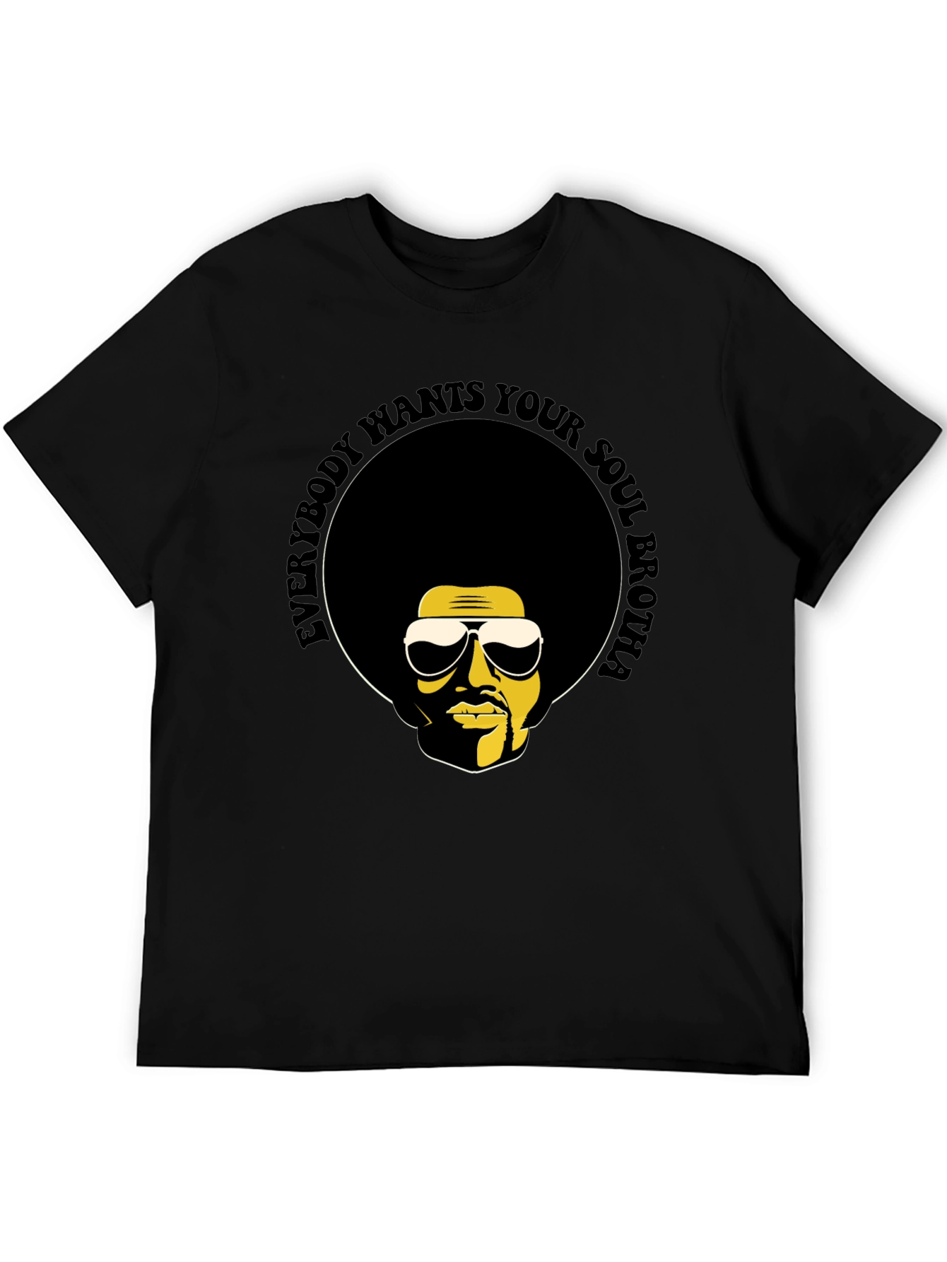 Soul Brotha T-Shirt - Retro Afro Graphic Tee
