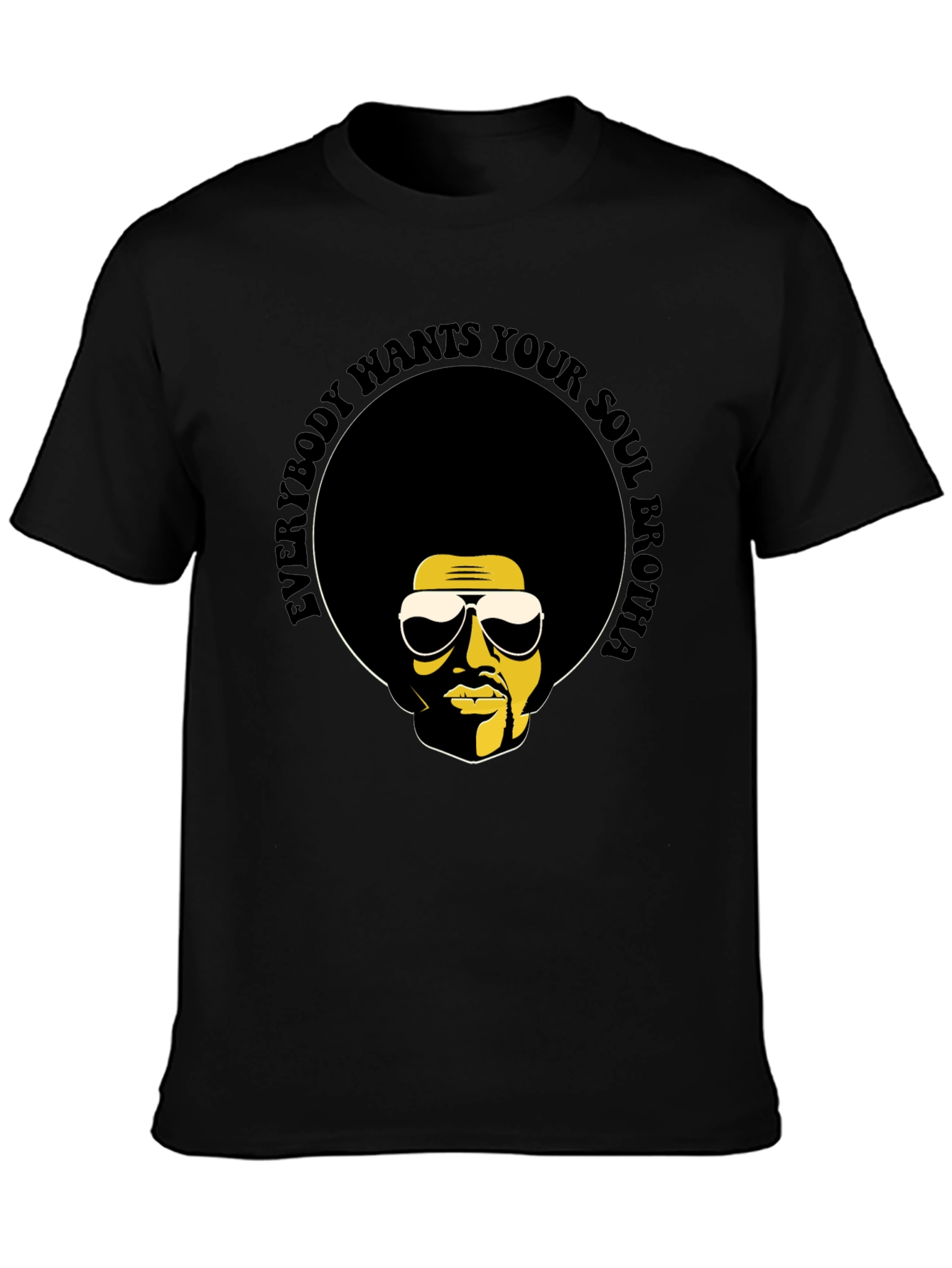 Soul Brotha T-Shirt - Retro Afro Graphic Tee
