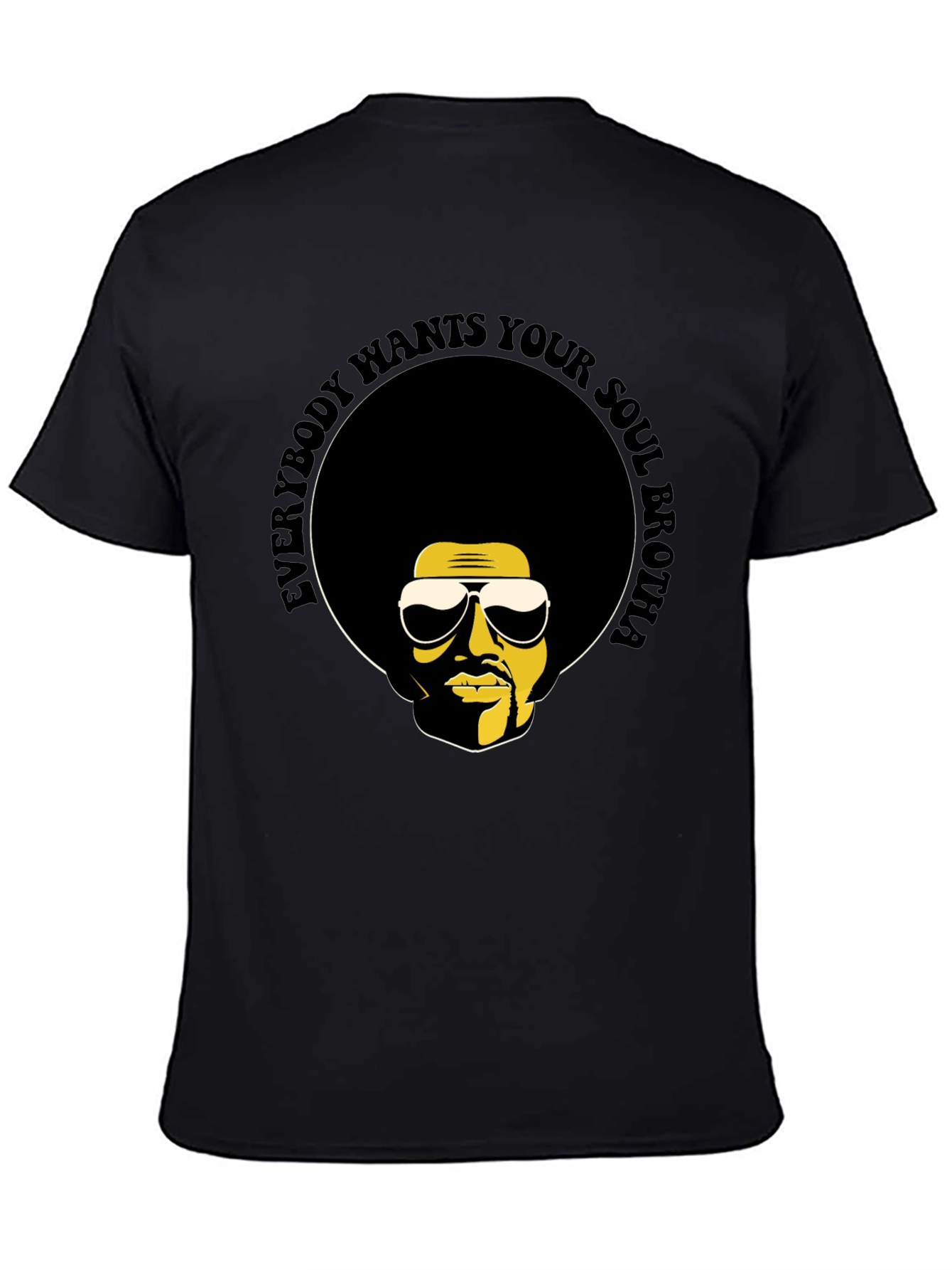 Soul Brotha T-Shirt - Retro Afro Graphic Tee