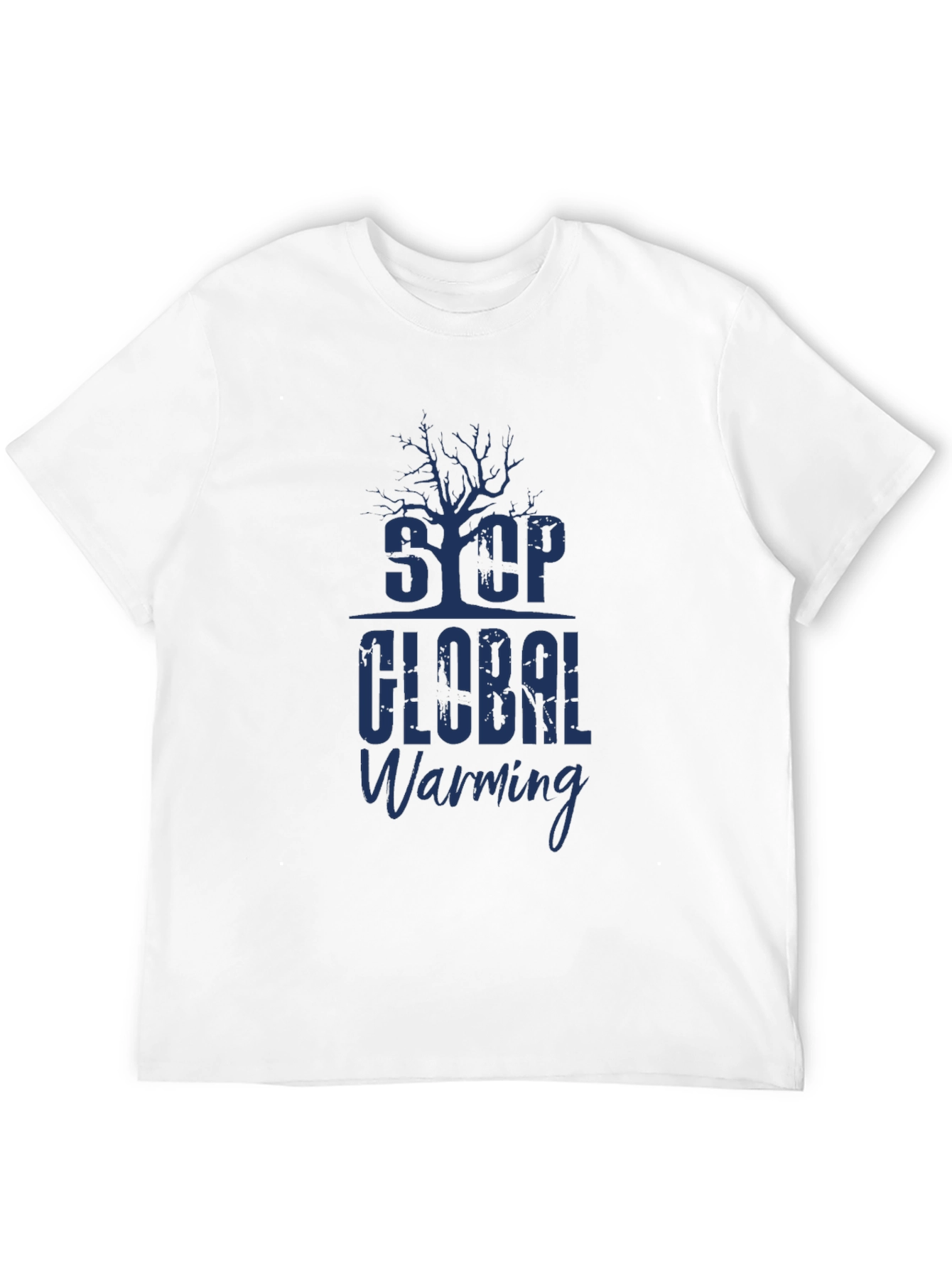 Stop Global Warming Graphic Tee - Eco-Friendly Shirt