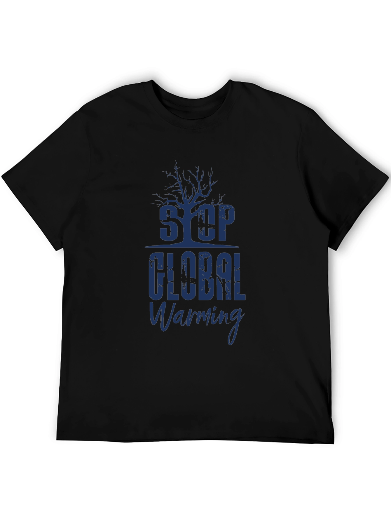 Stop Global Warming Graphic Tee - Eco-Friendly Shirt