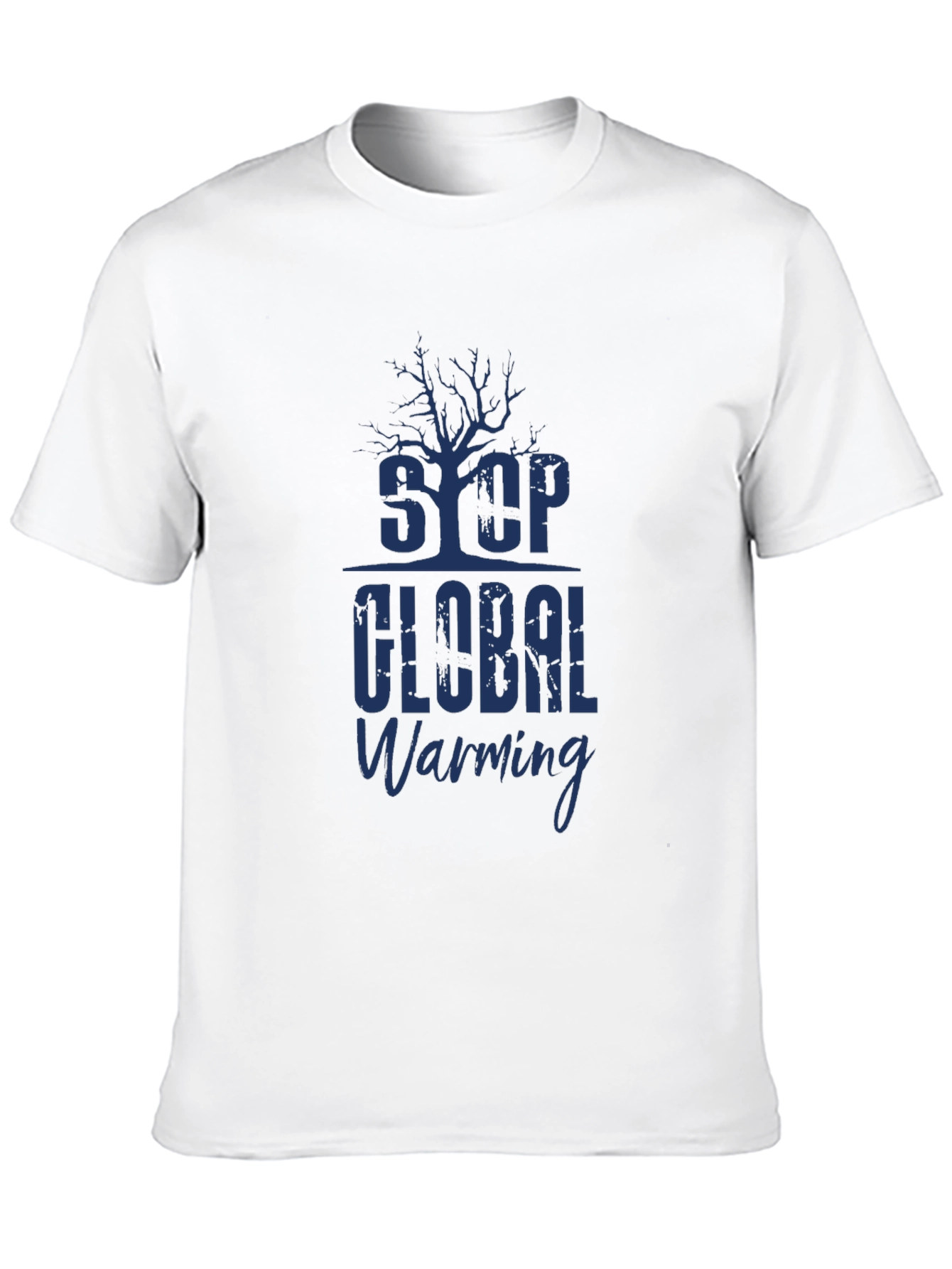 Stop Global Warming Graphic Tee - Eco-Friendly Shirt