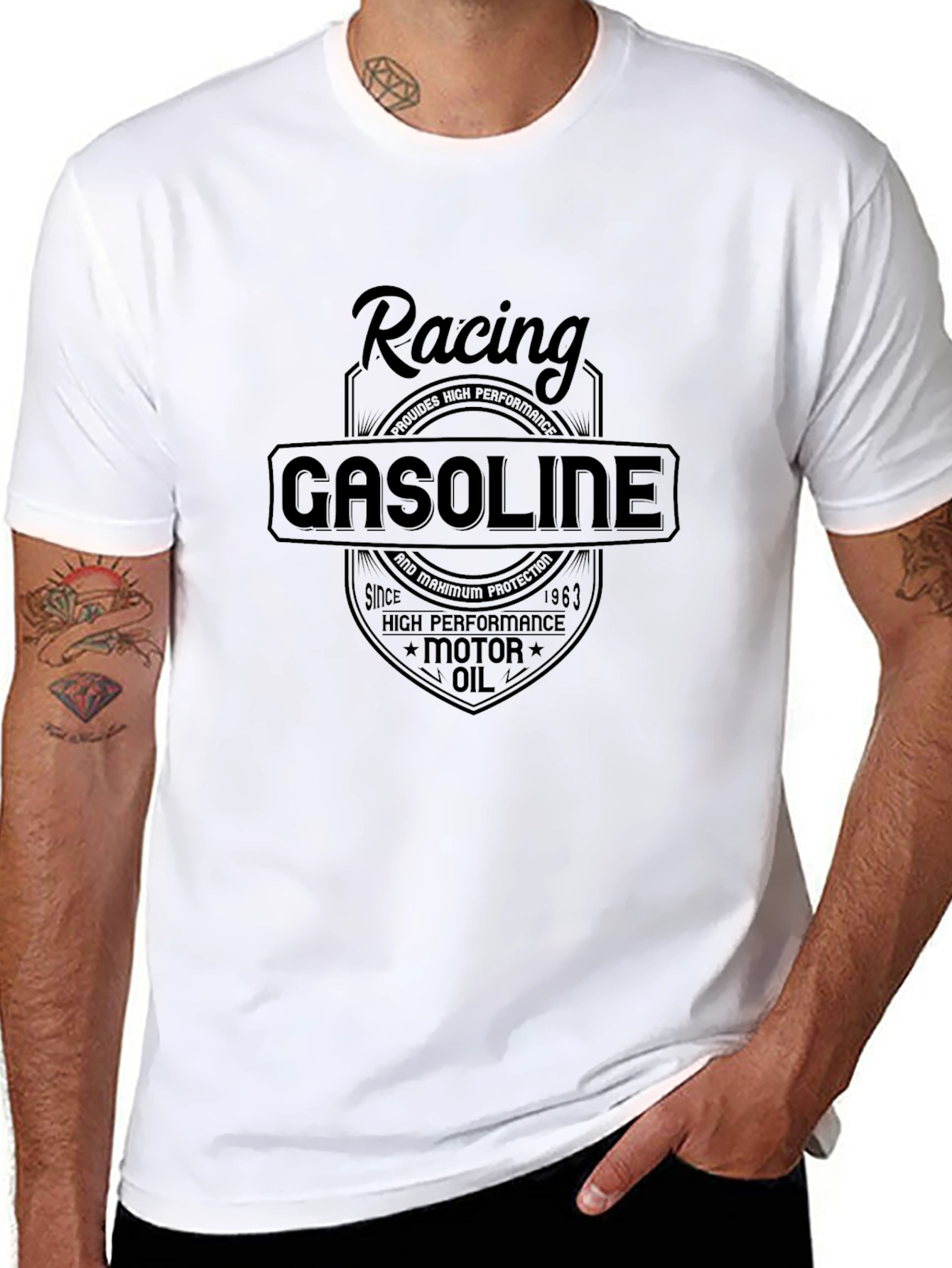 Racing Gasoline Motor Oil T-Shirt