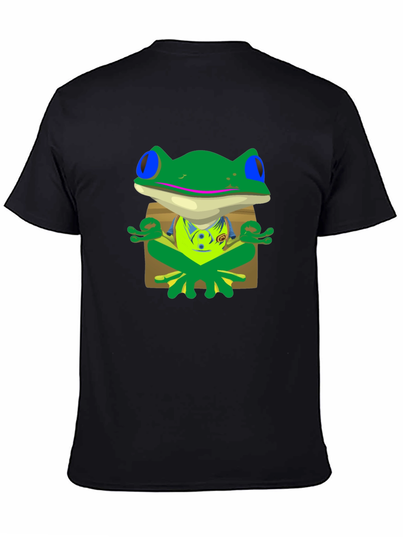 Meditating Frog Graphic Tee - Find Your Zen