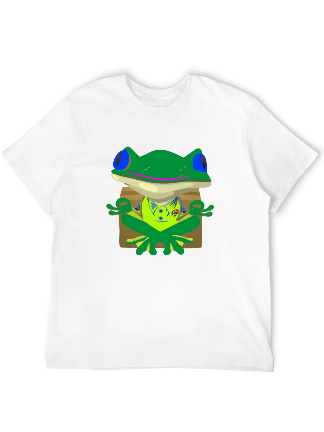 Meditating Frog Graphic Tee - Find Your Zen
