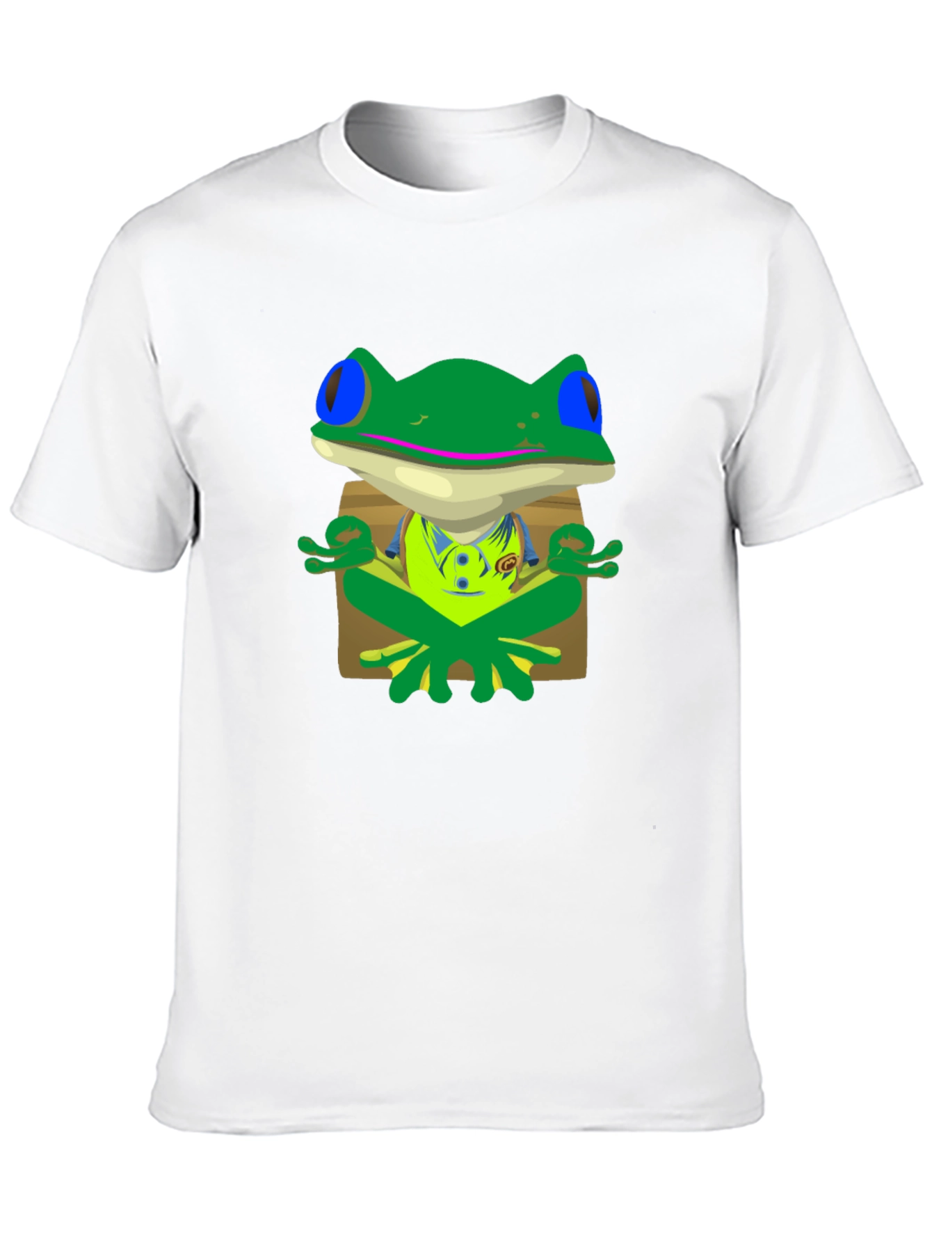 Meditating Frog Graphic Tee - Find Your Zen