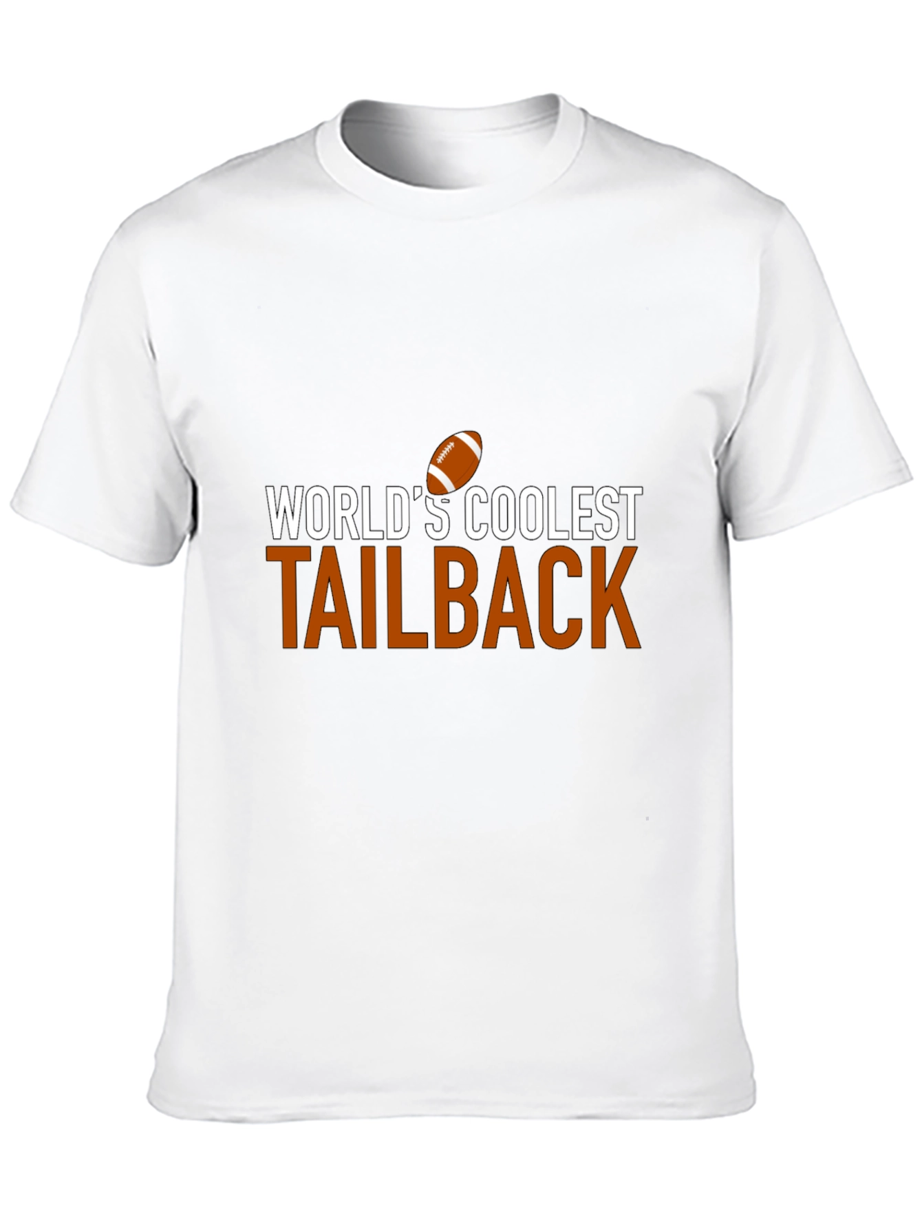 Worlds Coolest Tailback Black T-Shirt