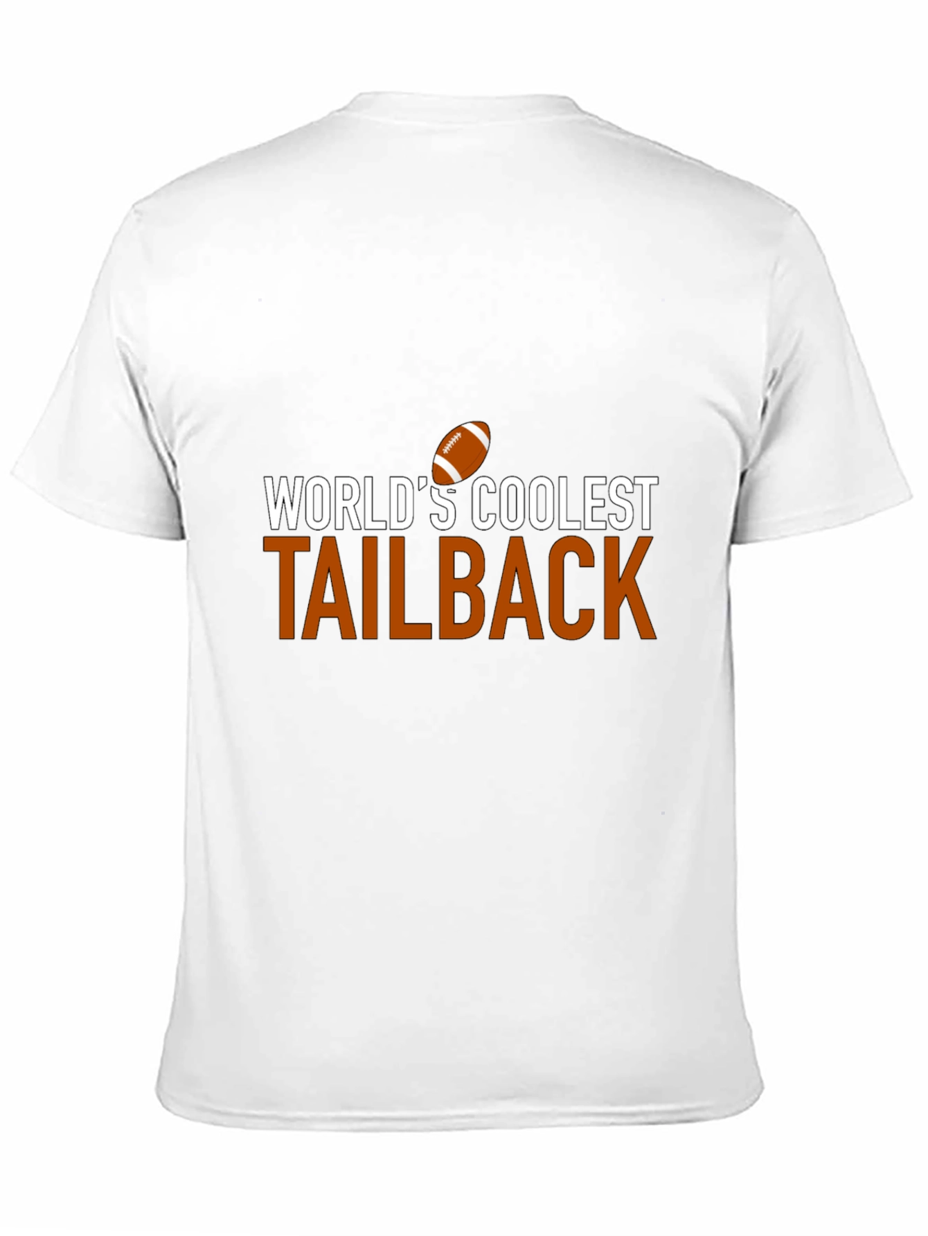 Worlds Coolest Tailback Black T-Shirt
