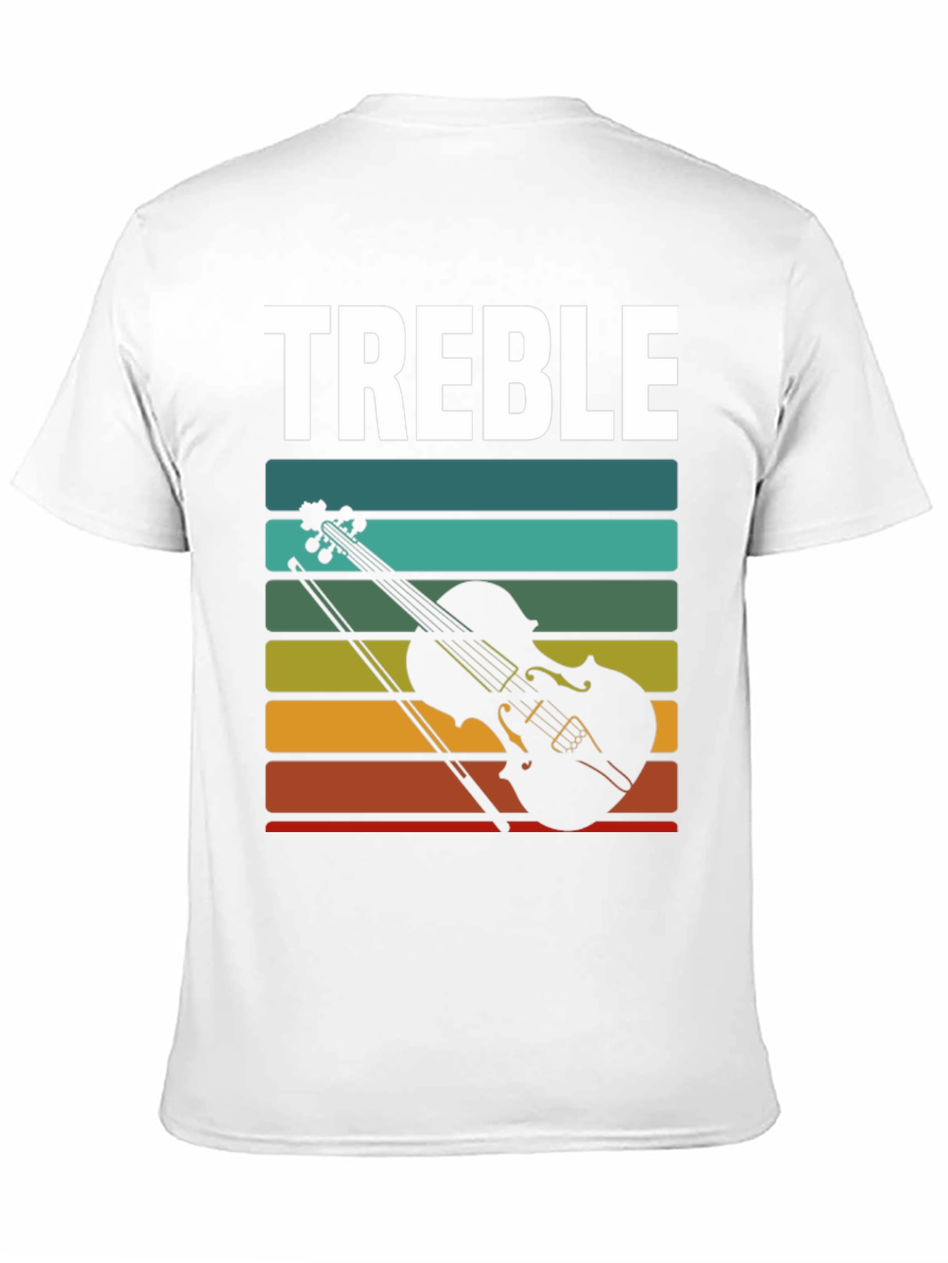 Treble Clef Violin Graphic Tee - Music Lover T-Shirt