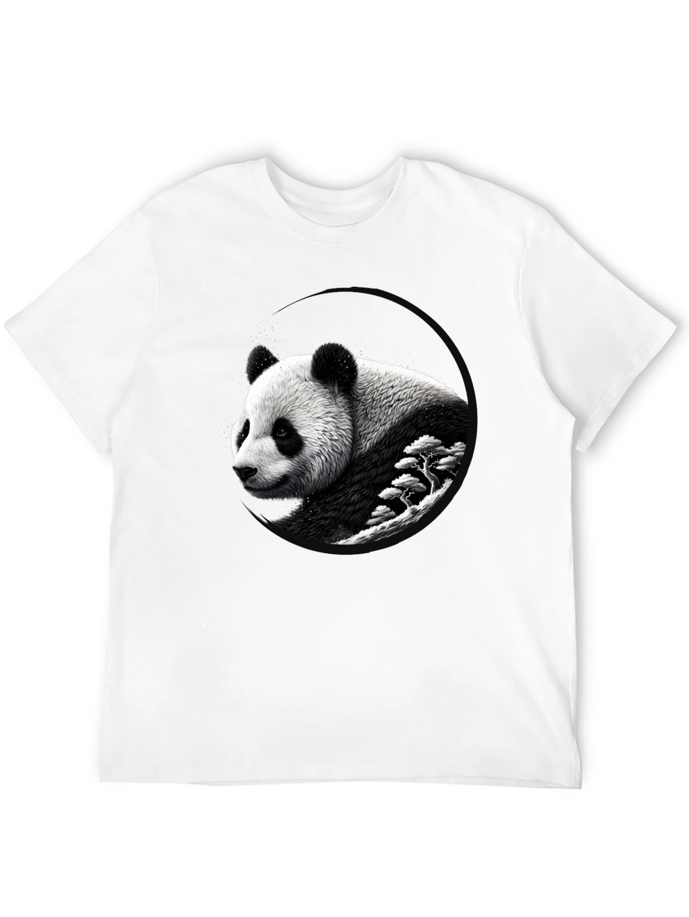 Panda Graphic Black T-Shirt - Unique Design