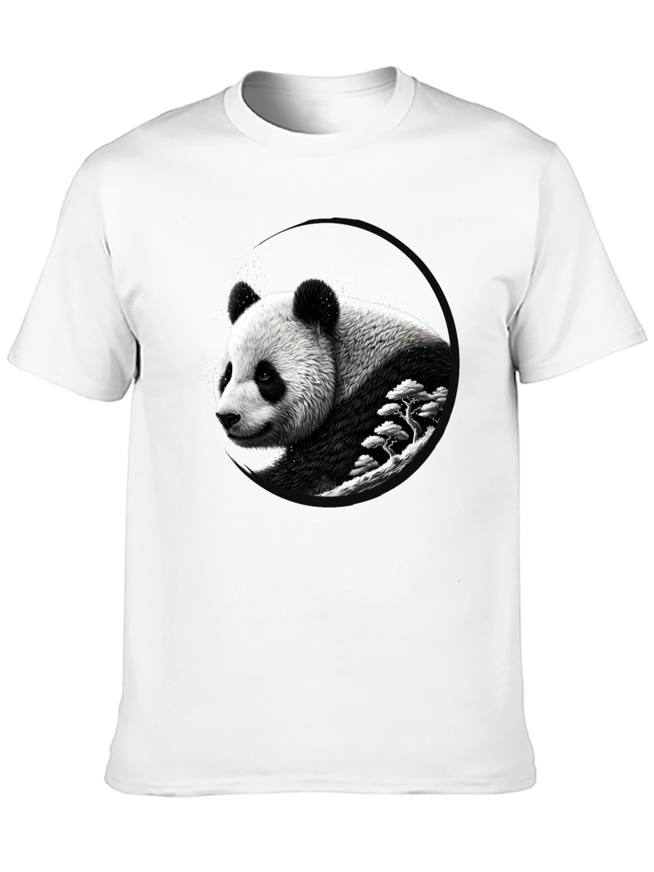 Panda Graphic Black T-Shirt - Unique Design