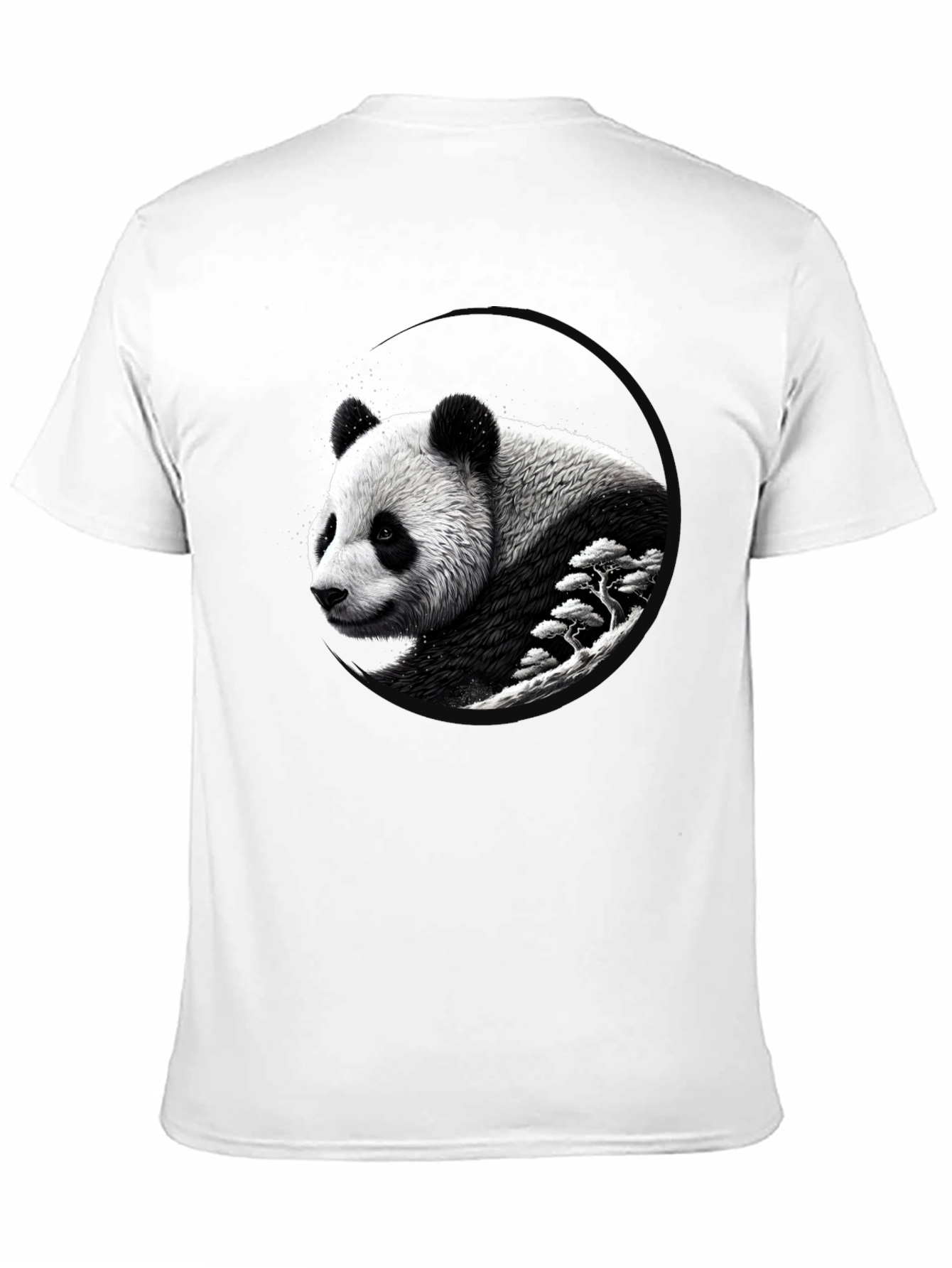 Panda Graphic Black T-Shirt - Unique Design