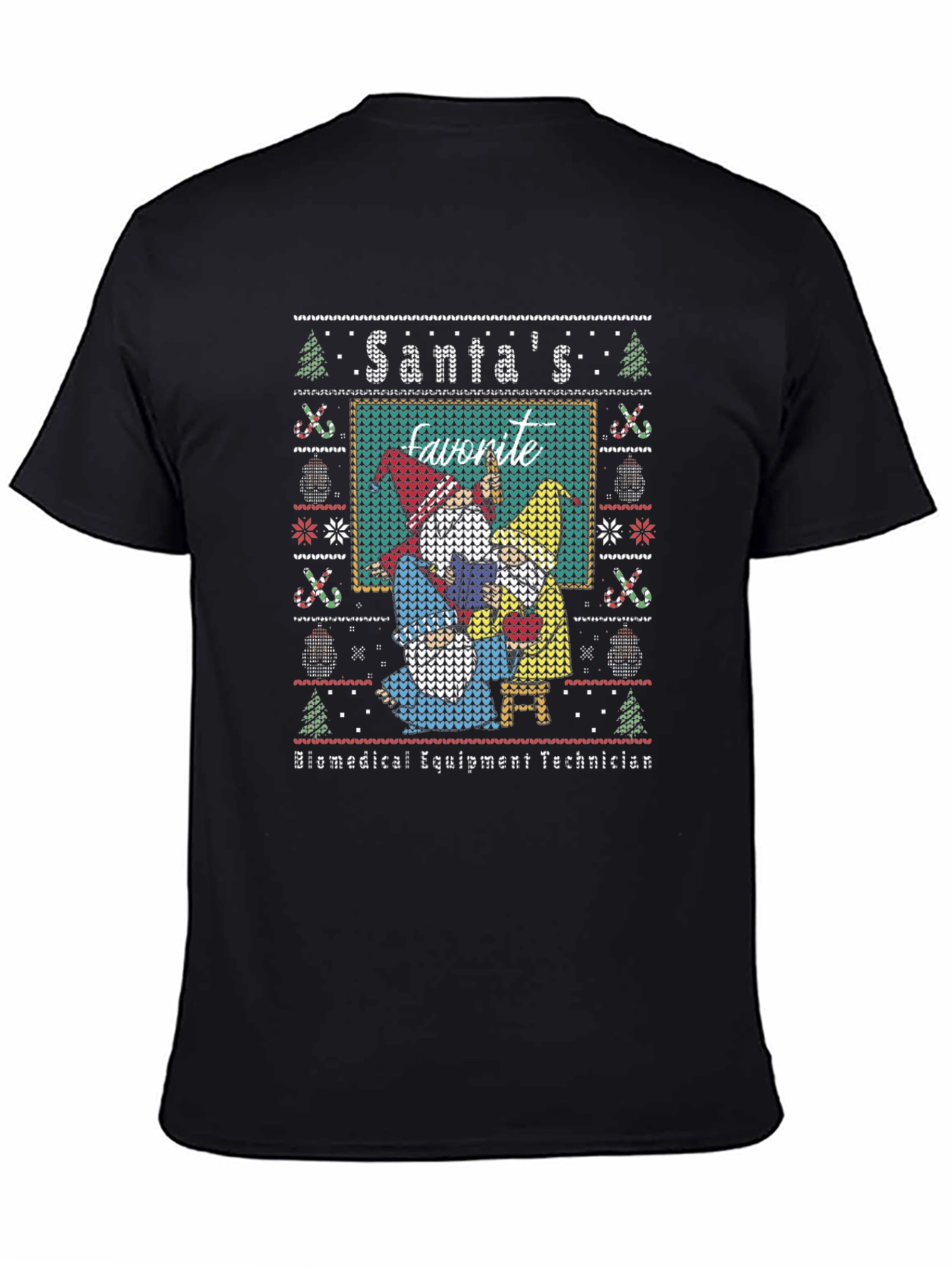 Santas Favorite Biomedical Equipment Technician Ugly Sweater T-Shirt