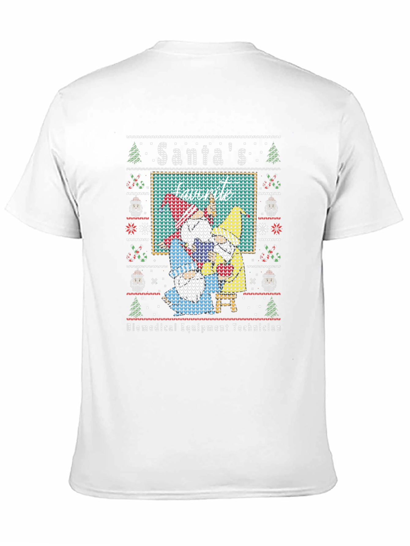 Santas Favorite Biomedical Equipment Technician Ugly Sweater T-Shirt