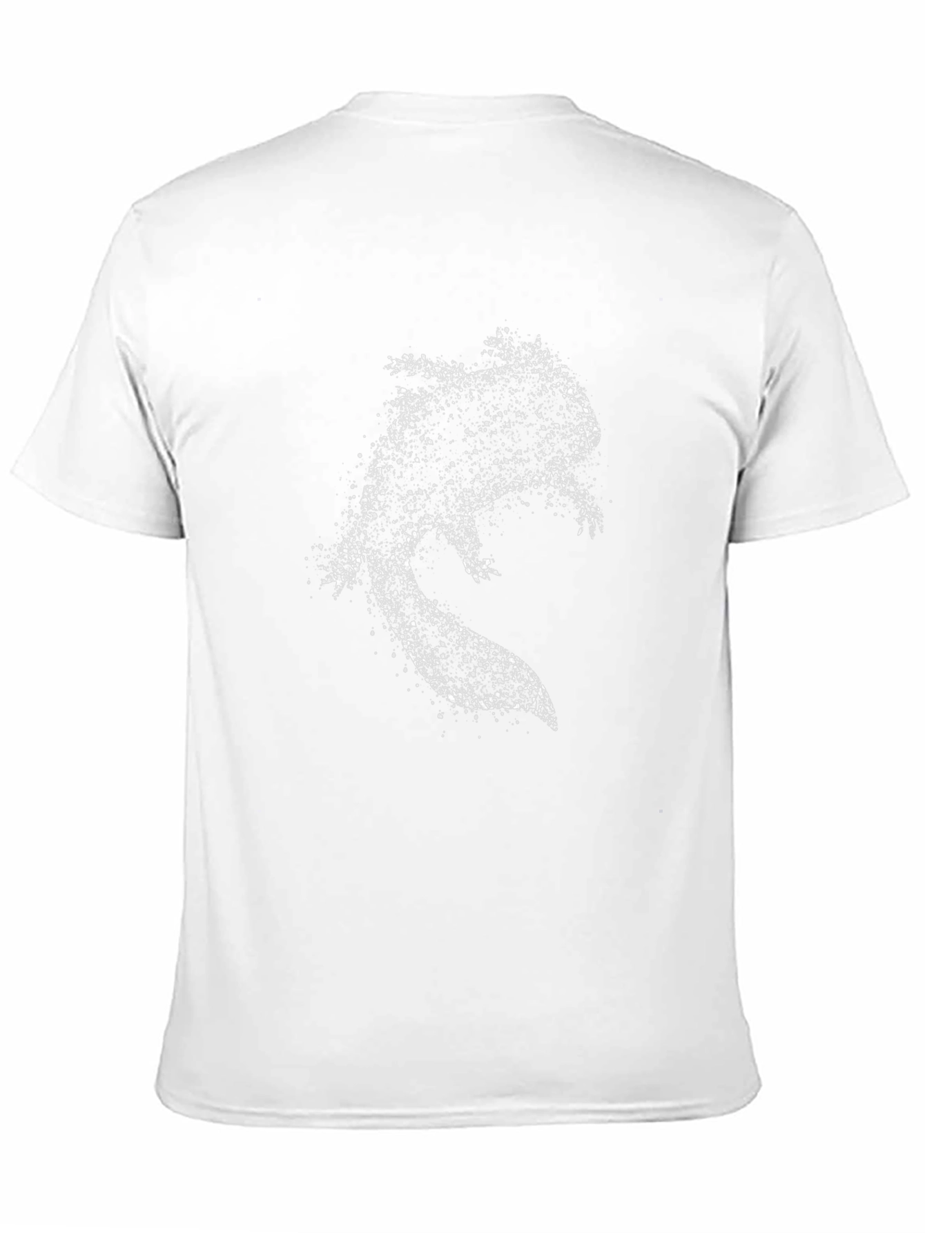 Distressed Axolotl Graphic Tee - Stylish Black T-Shirt