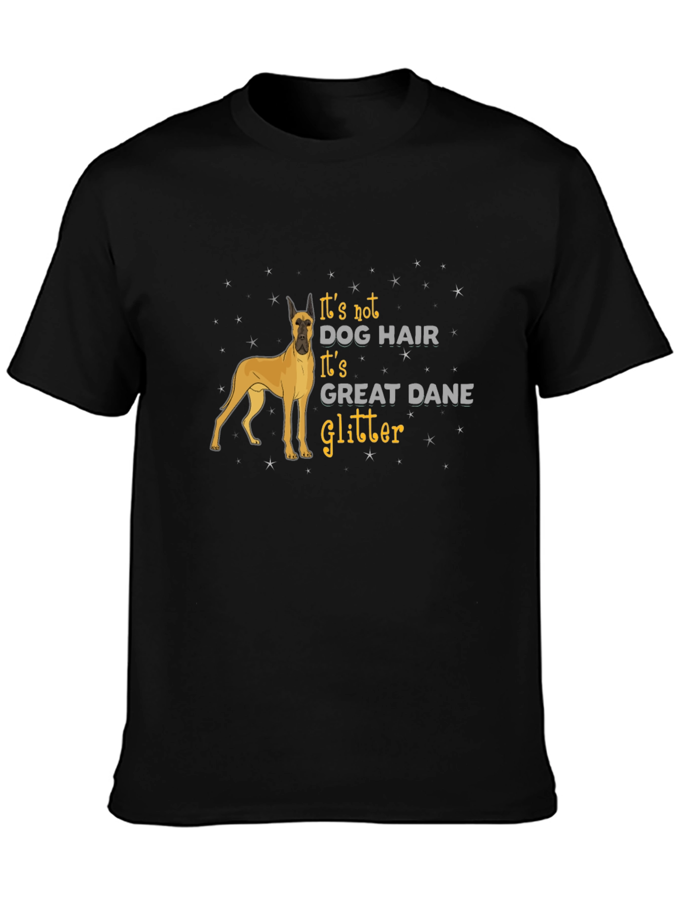 Dog Lover Great Dane Glitter T-Shirt
