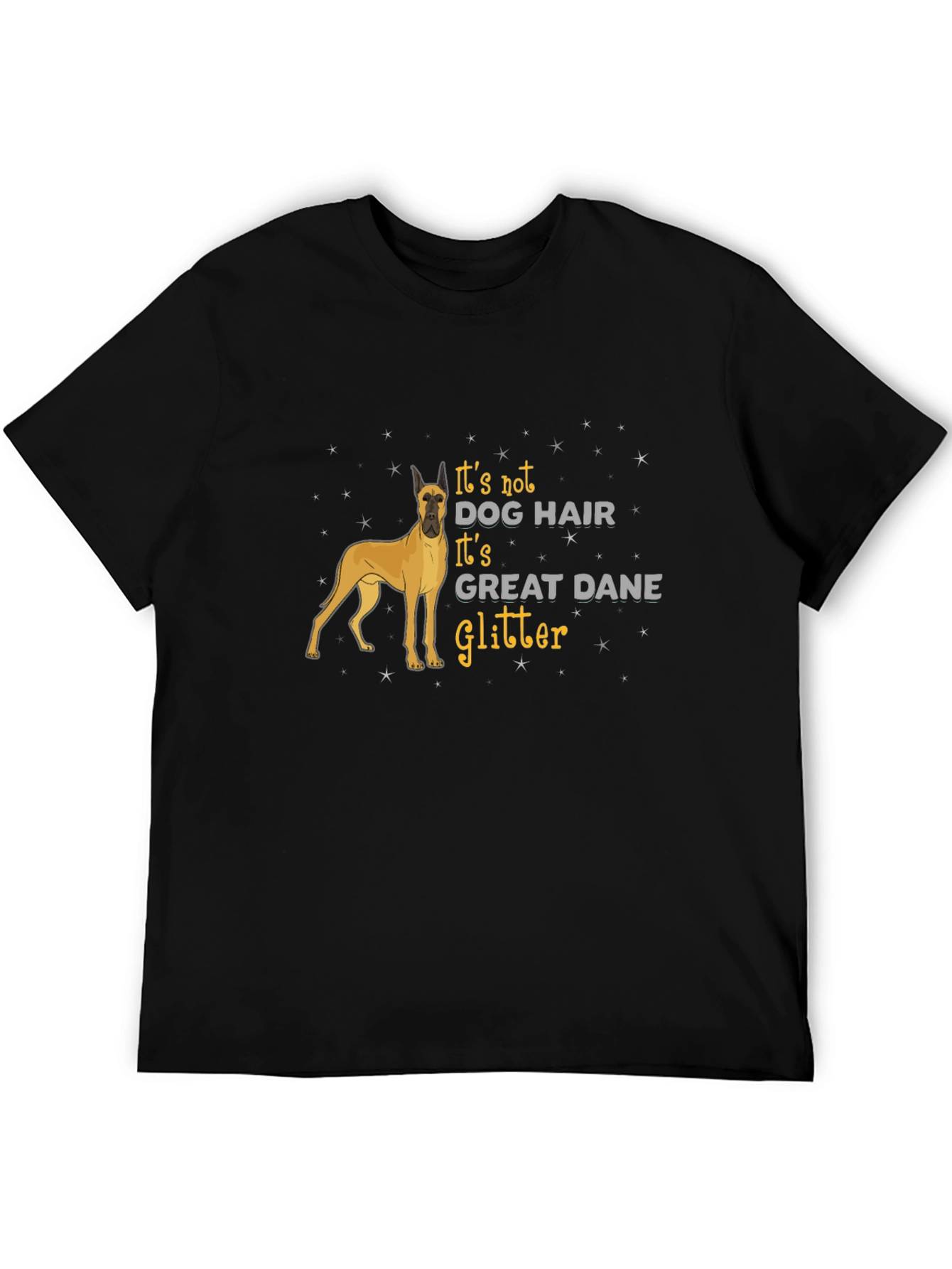 Dog Lover Great Dane Glitter T-Shirt