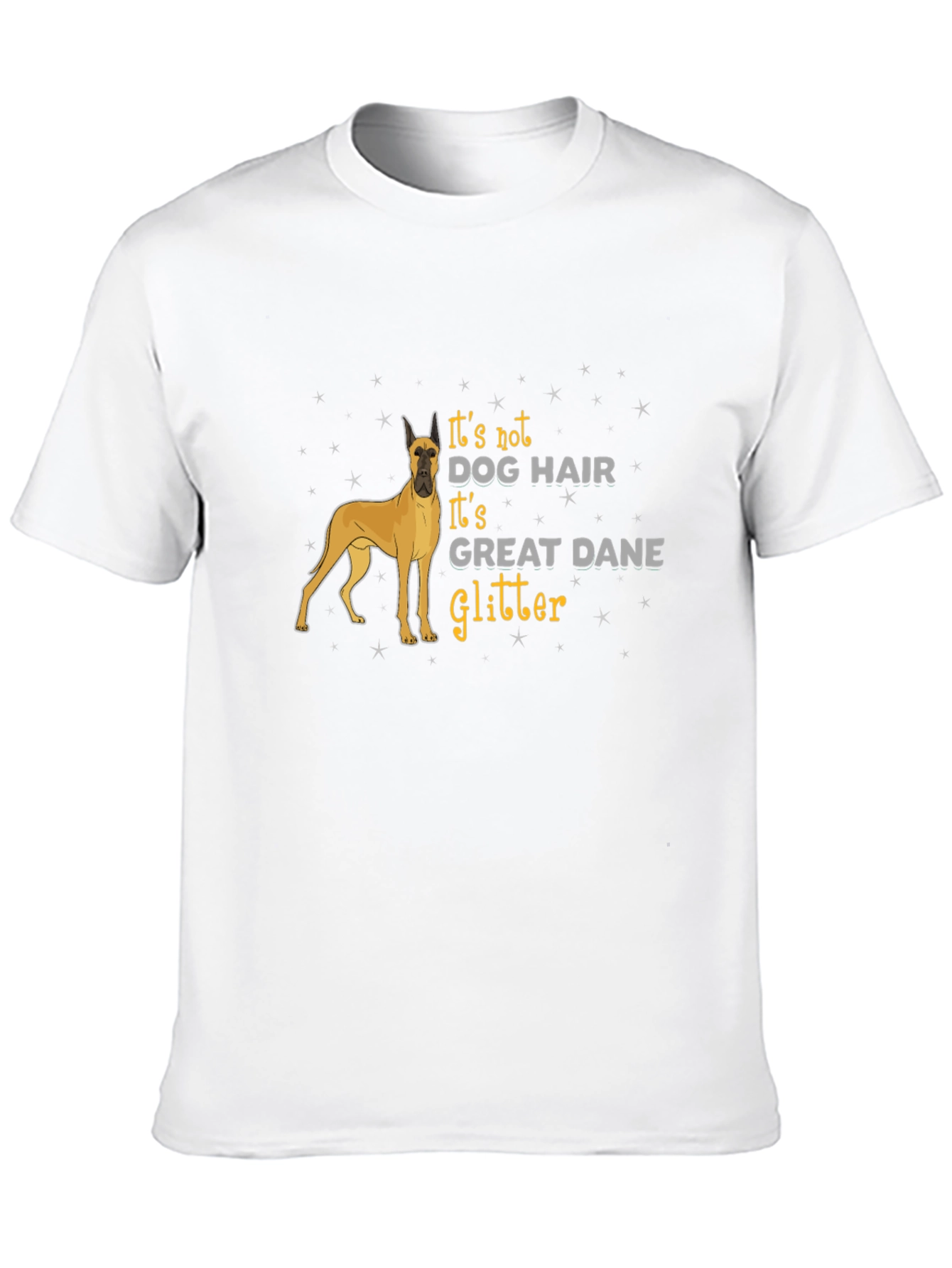 Dog Lover Great Dane Glitter T-Shirt