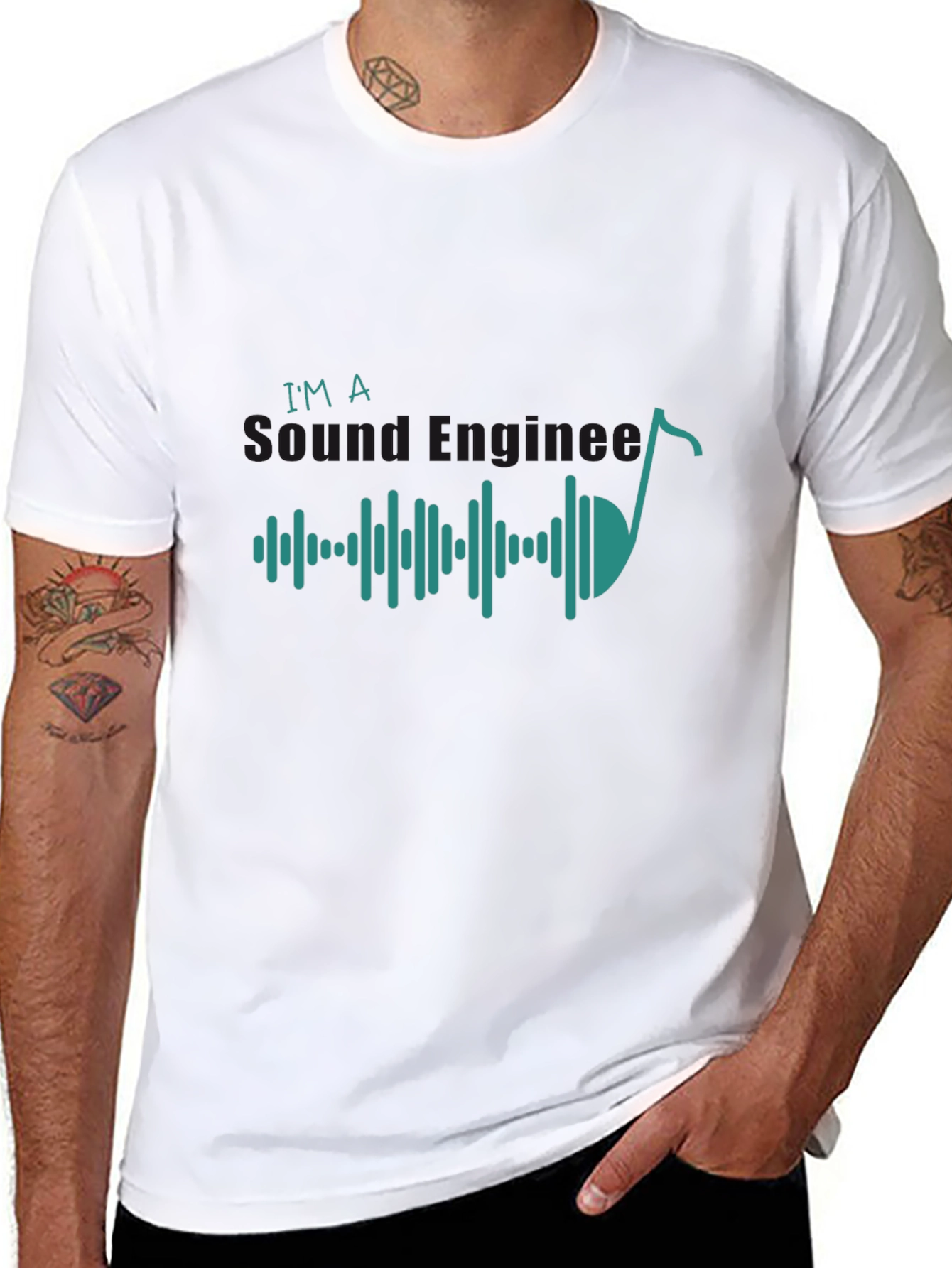 Sound Engineer Graphic Tee - Music Lover Shirt