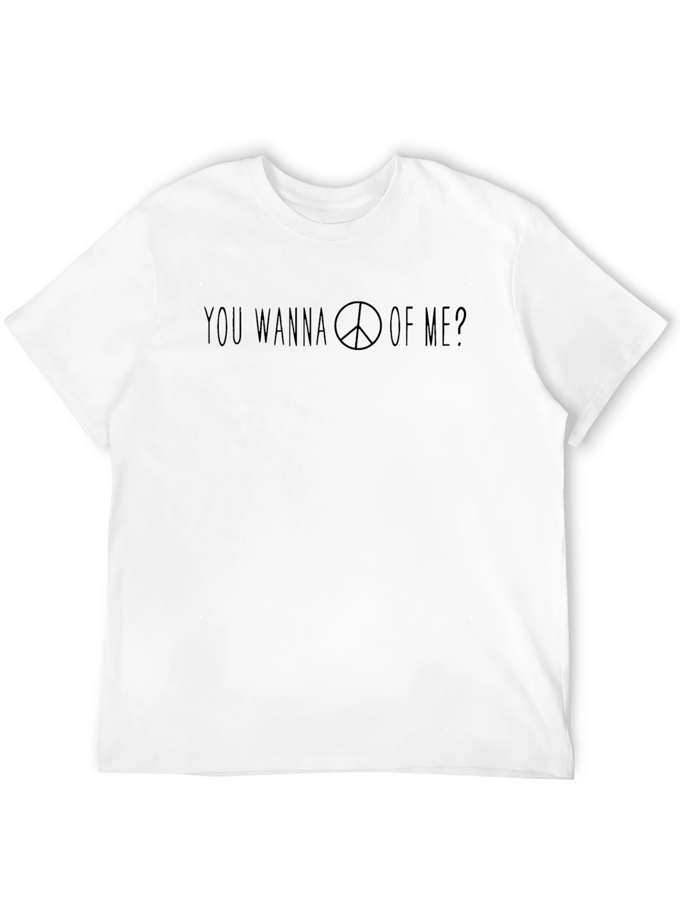 Peace Of Me Graphic Tee - Casual Comfort