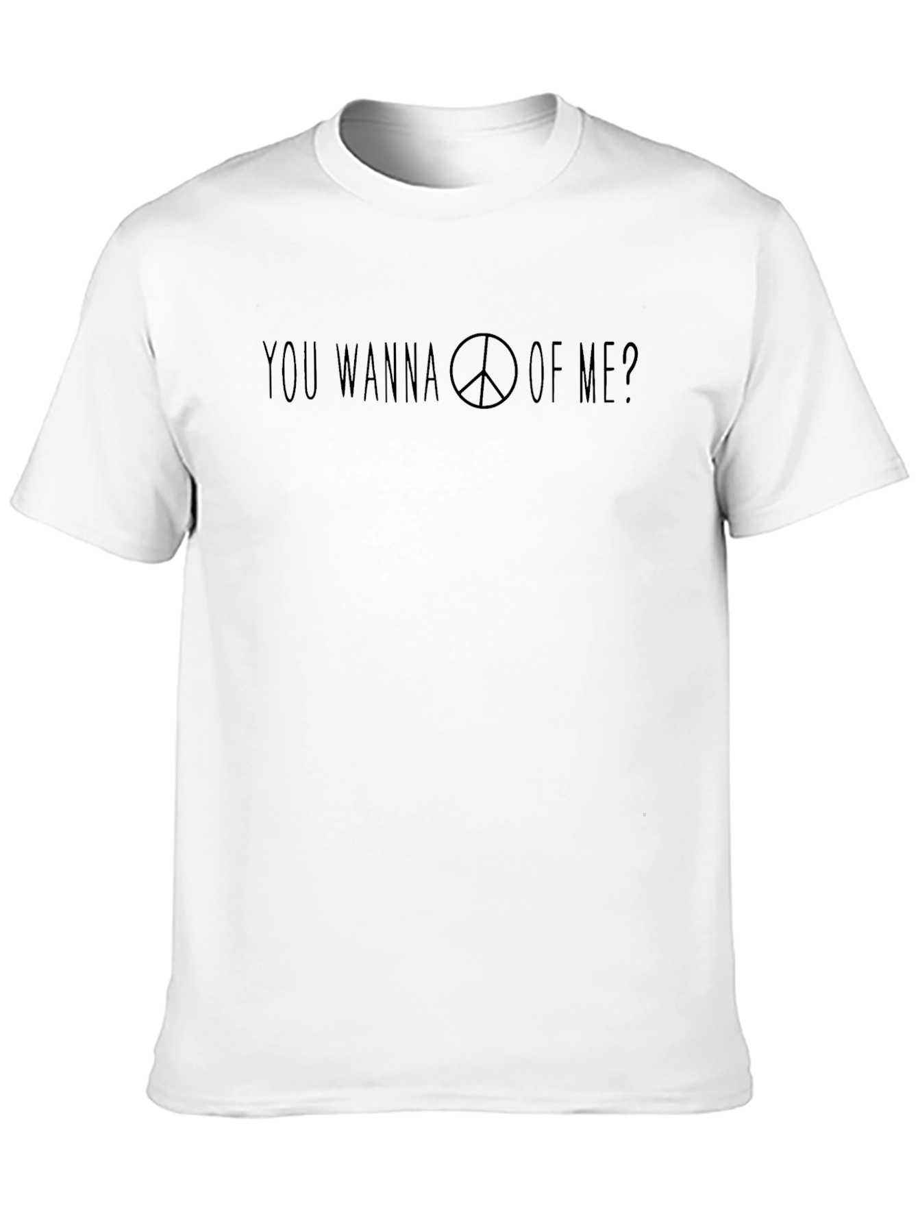 Peace Of Me Graphic Tee - Casual Comfort
