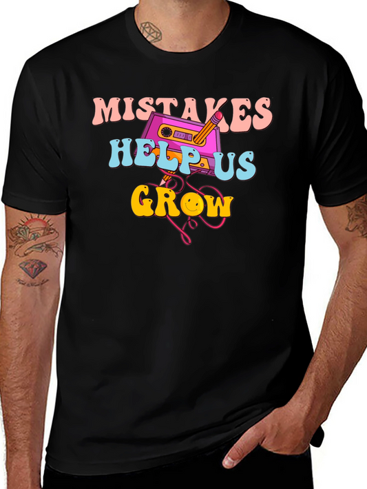 Mistakes Help Us Grow Retro T-Shirt