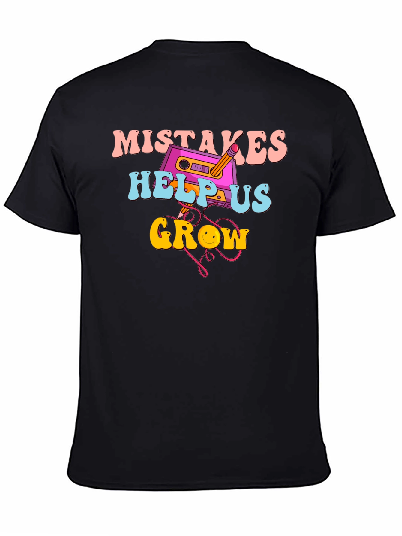 Mistakes Help Us Grow Retro T-Shirt