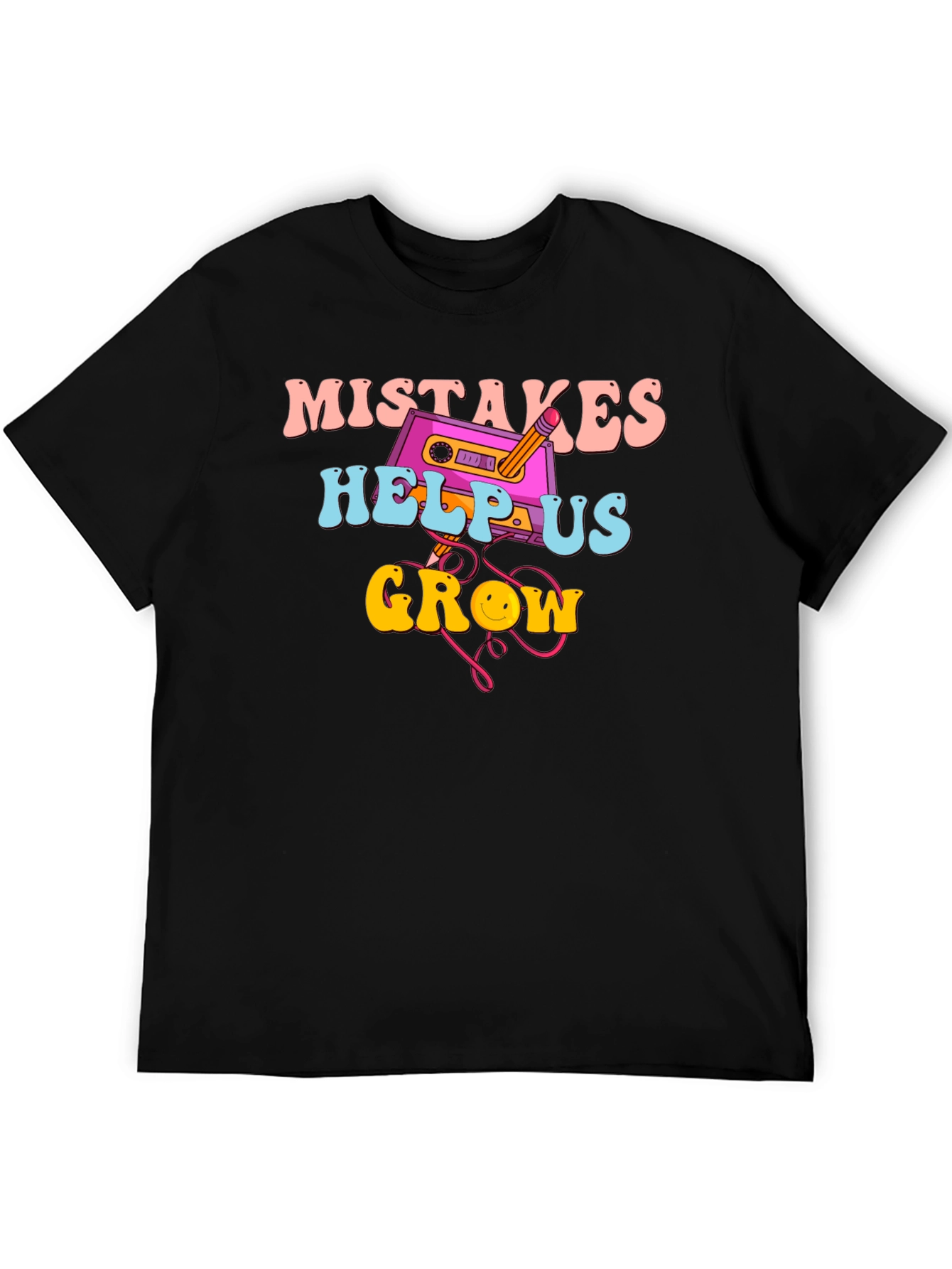 Mistakes Help Us Grow Retro T-Shirt