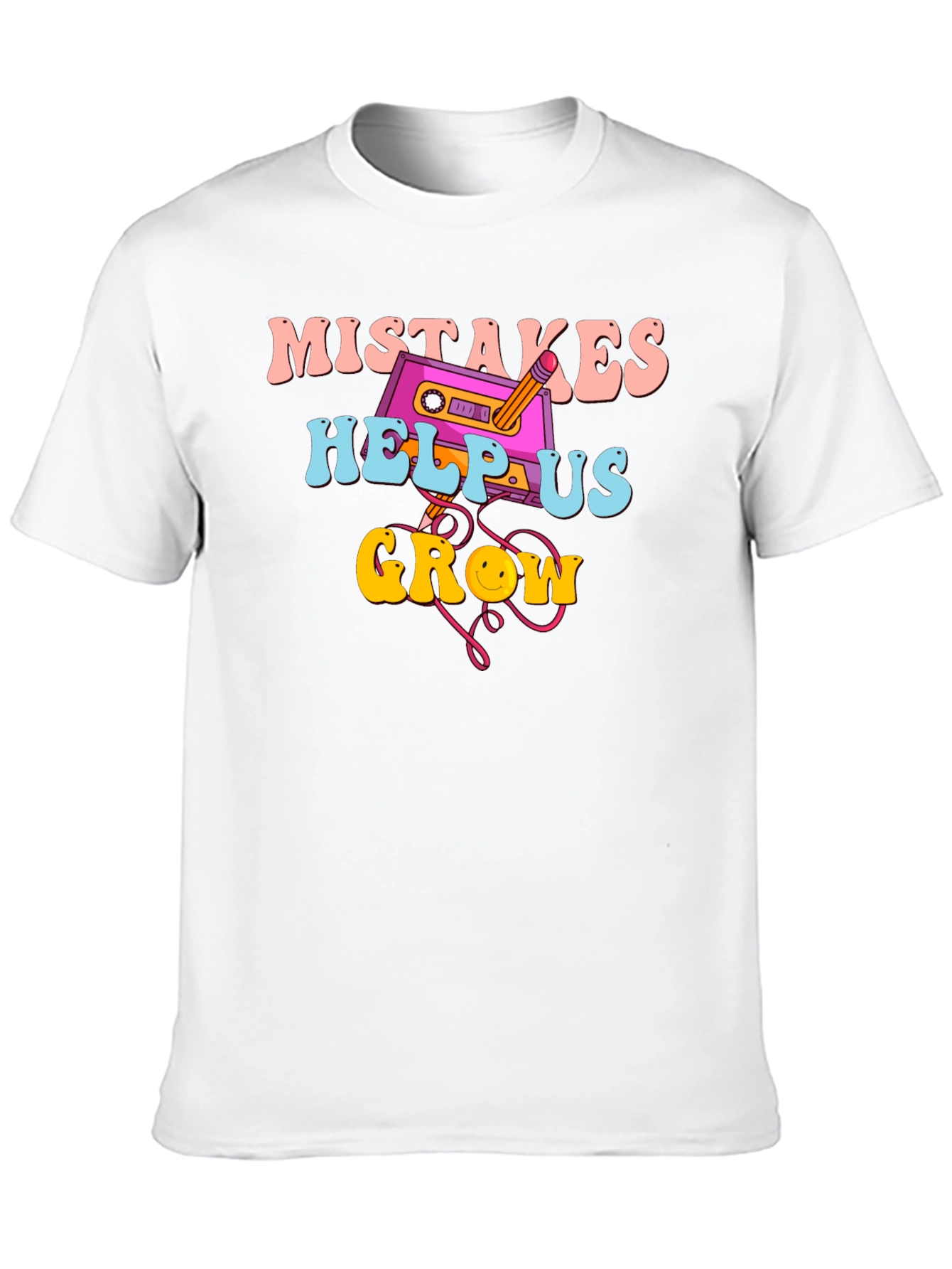 Mistakes Help Us Grow Retro T-Shirt