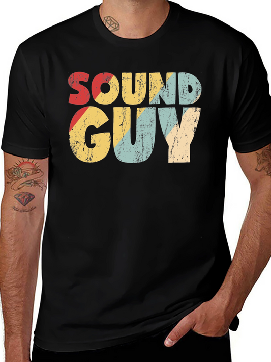Retro Sound Guy T-Shirt - Music Lover Tee