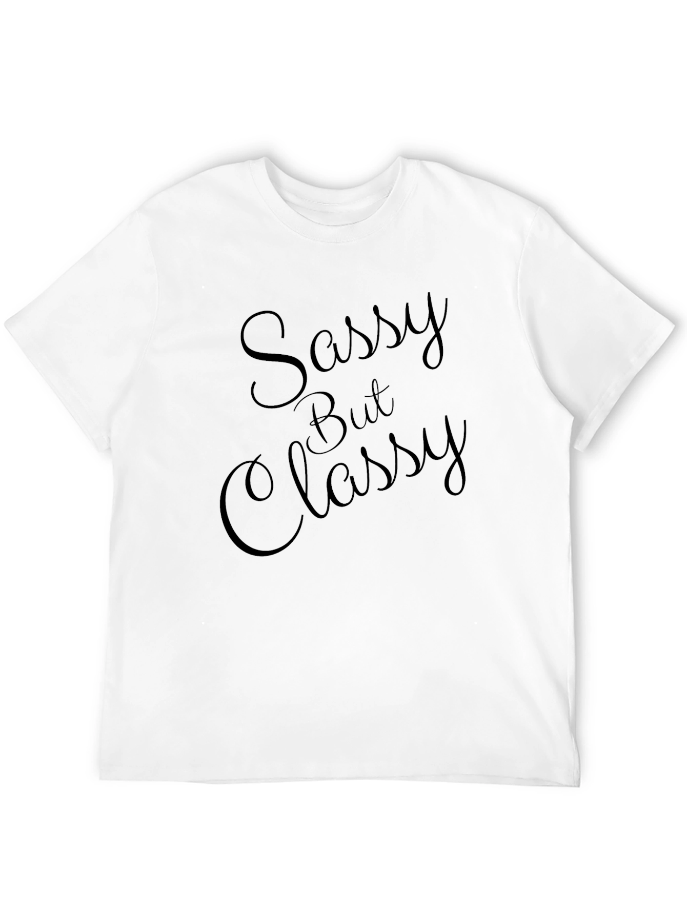 Sassy But Classy Black Graphic Tee