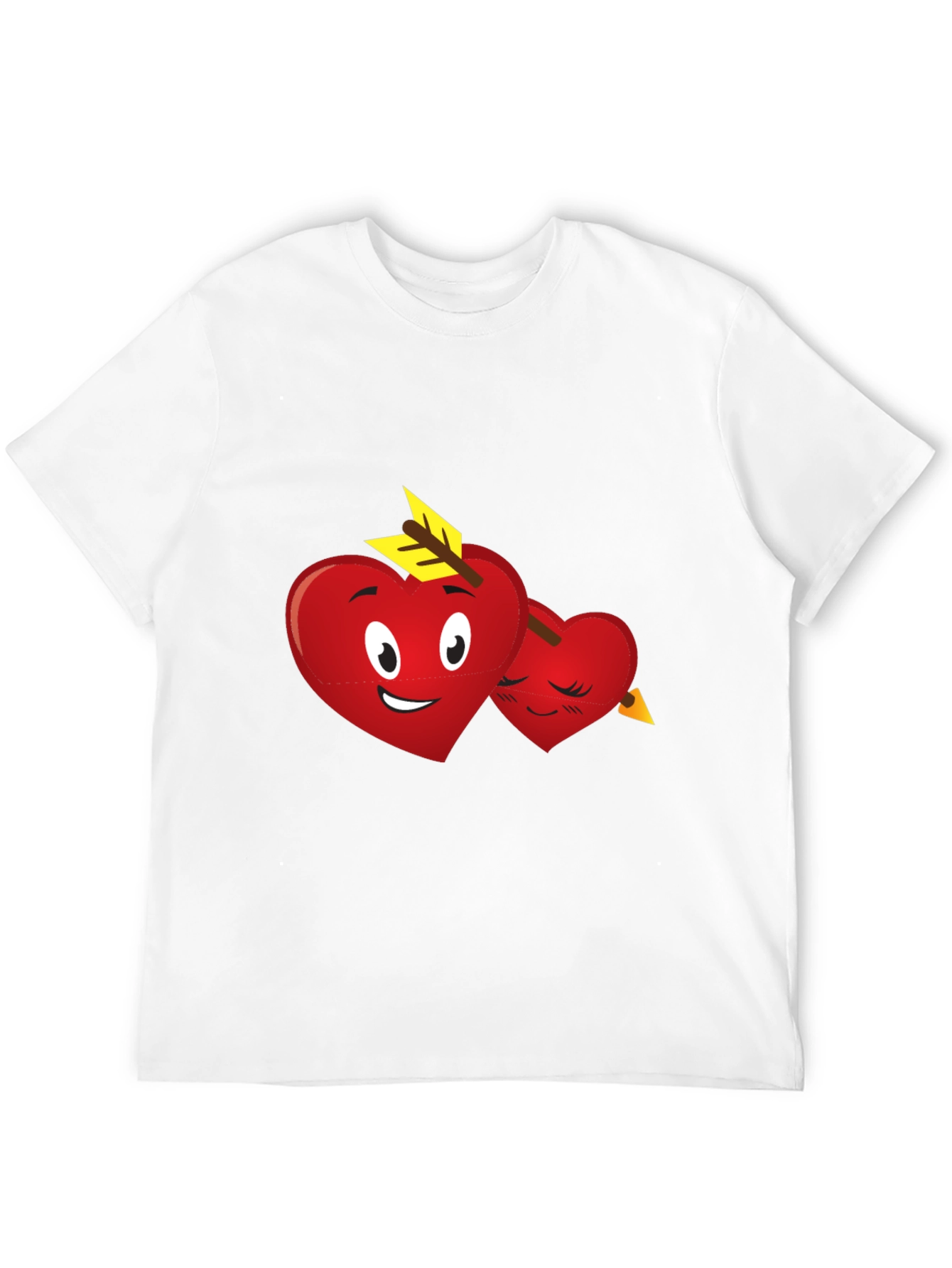 Heart Emoji Arrow T-Shirt - Black