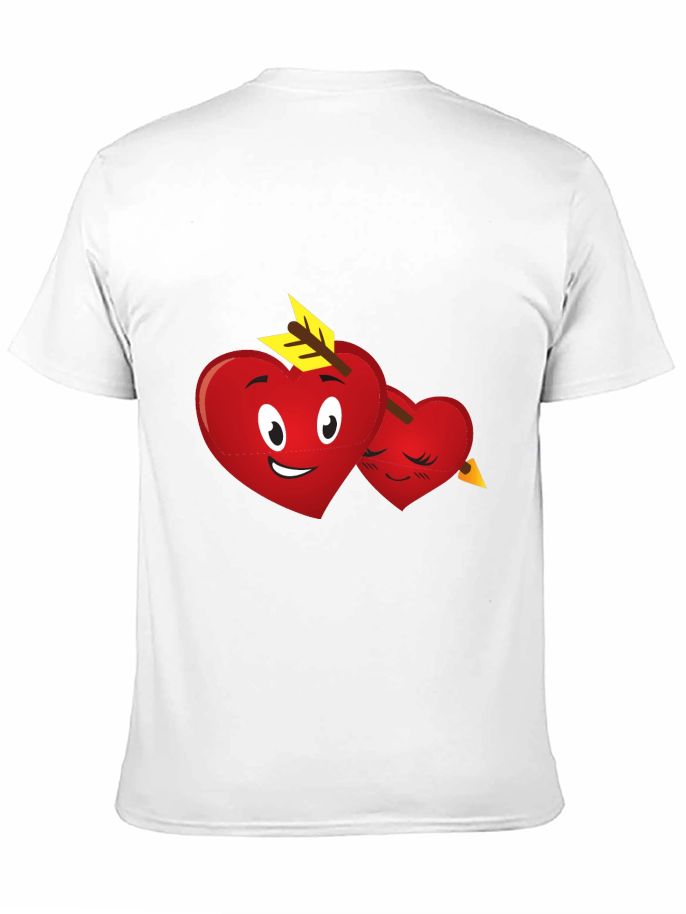 Heart Emoji Arrow T-Shirt - Black
