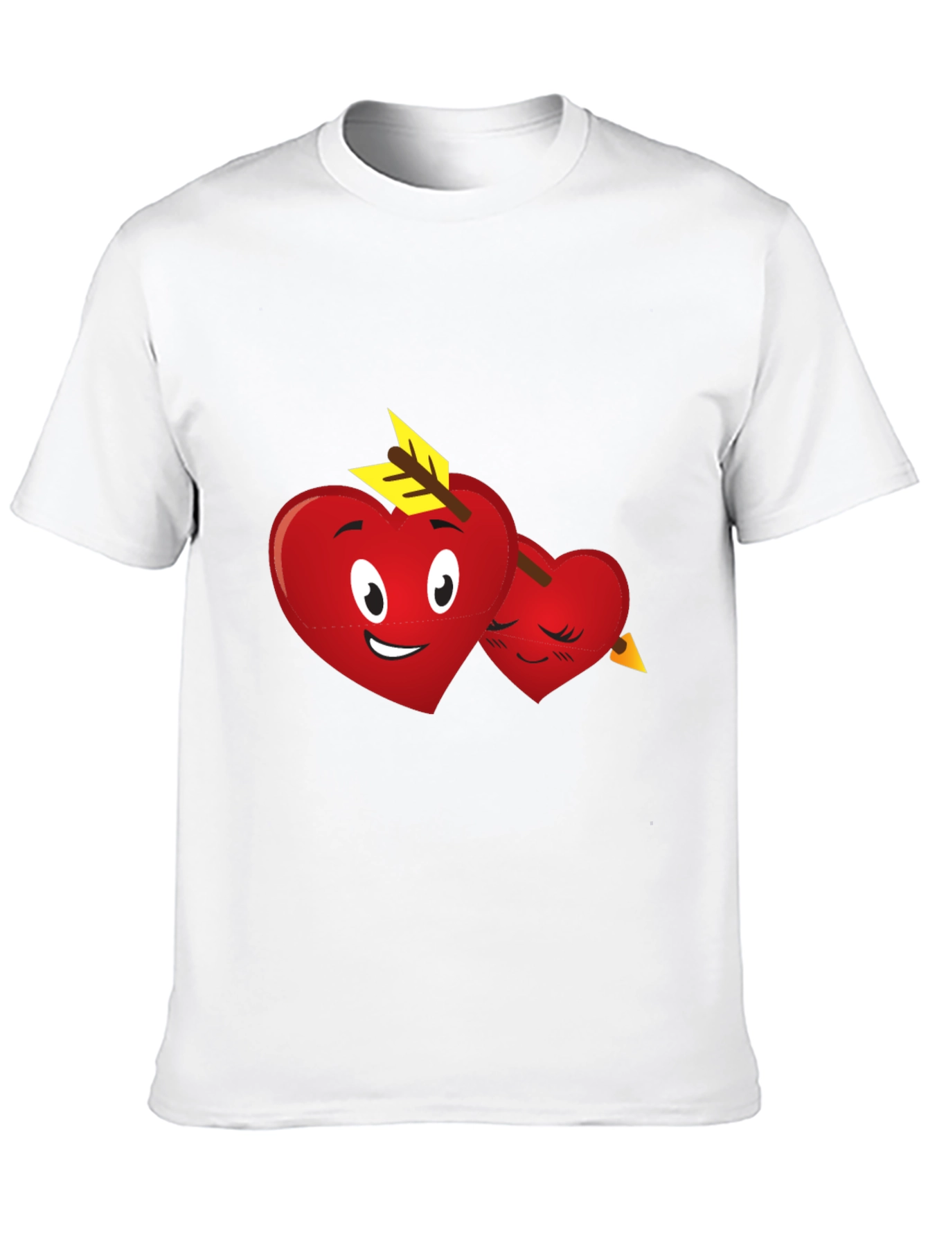 Heart Emoji Arrow T-Shirt - Black