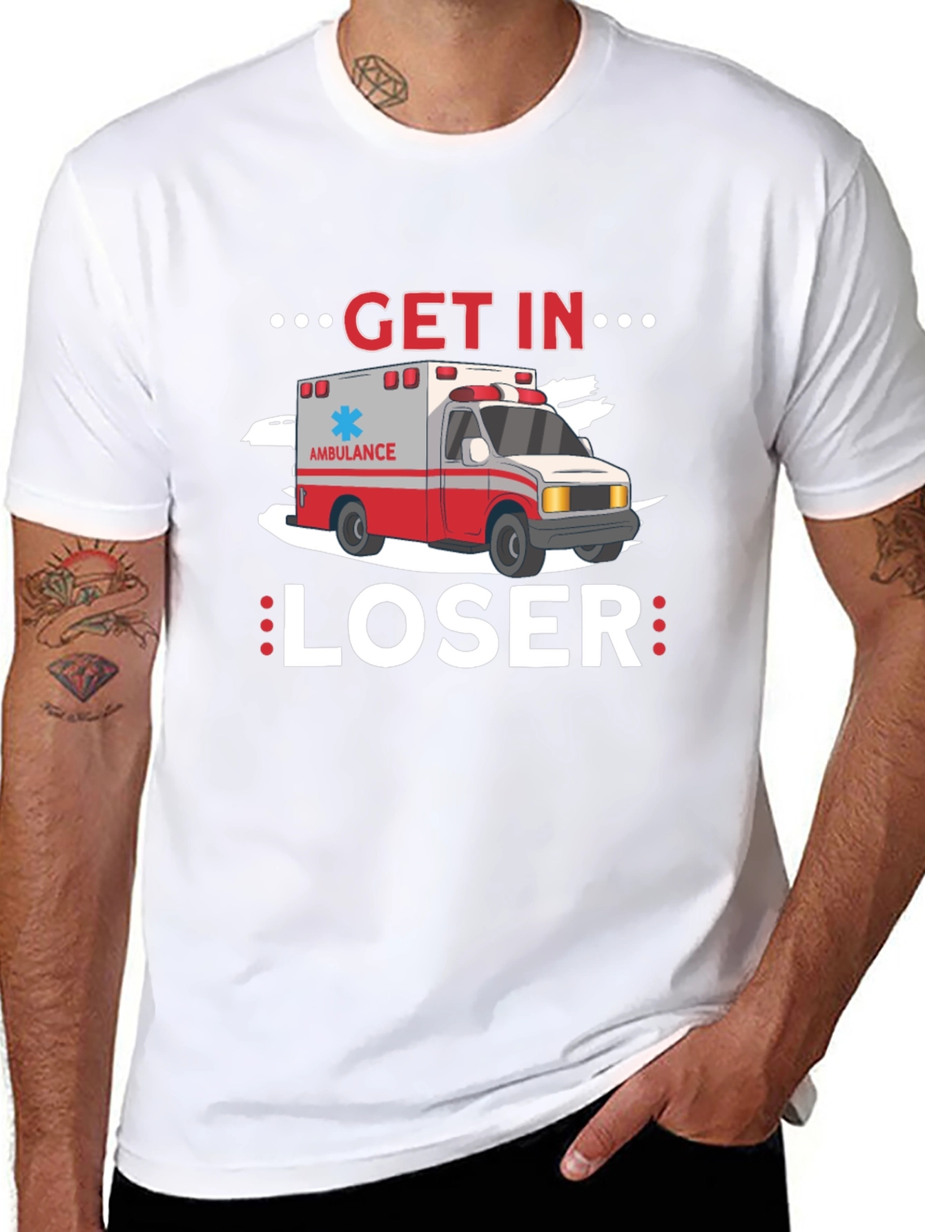 Get In Loser Ambulance T-Shirt