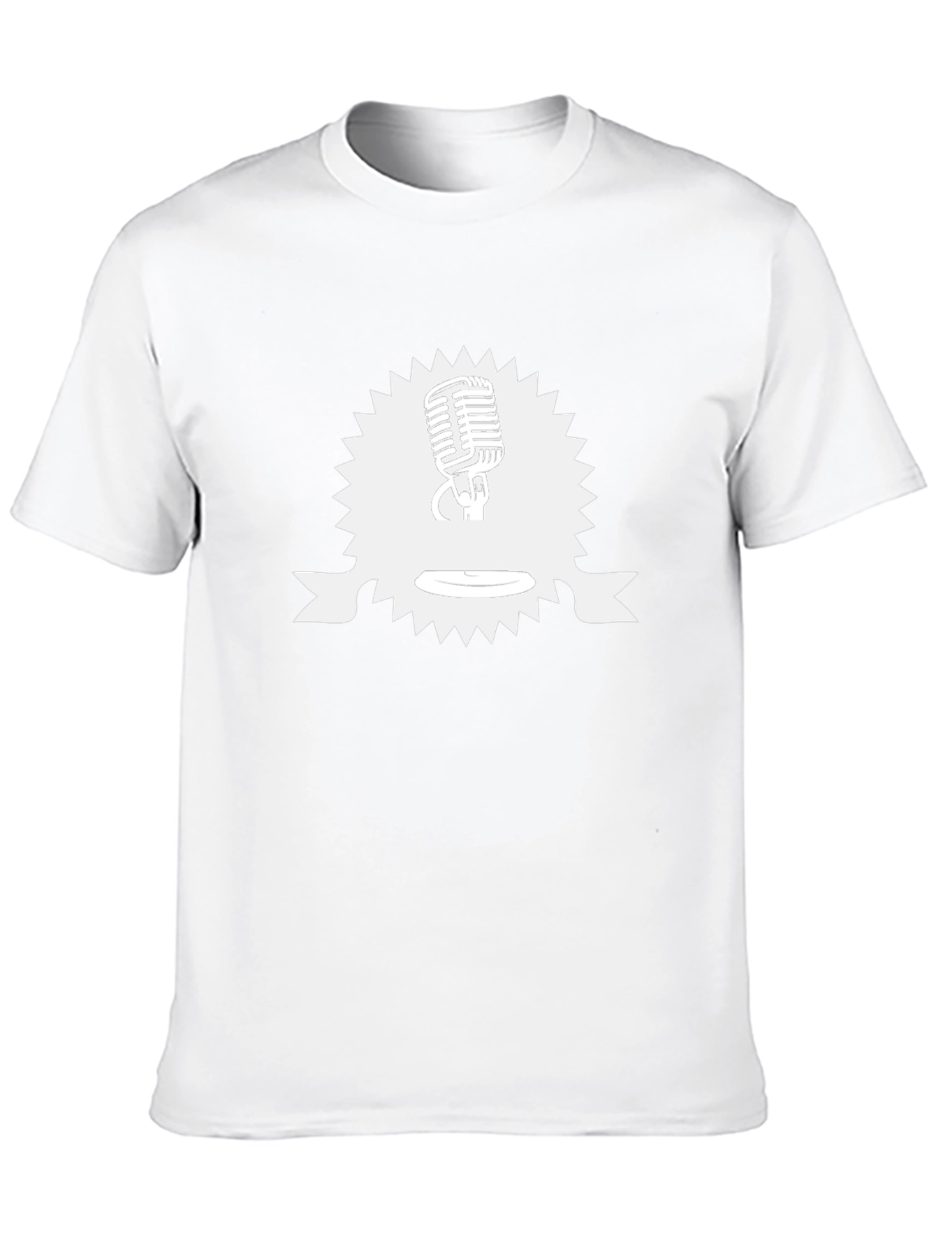 Retro Microphone Graphic T-Shirt