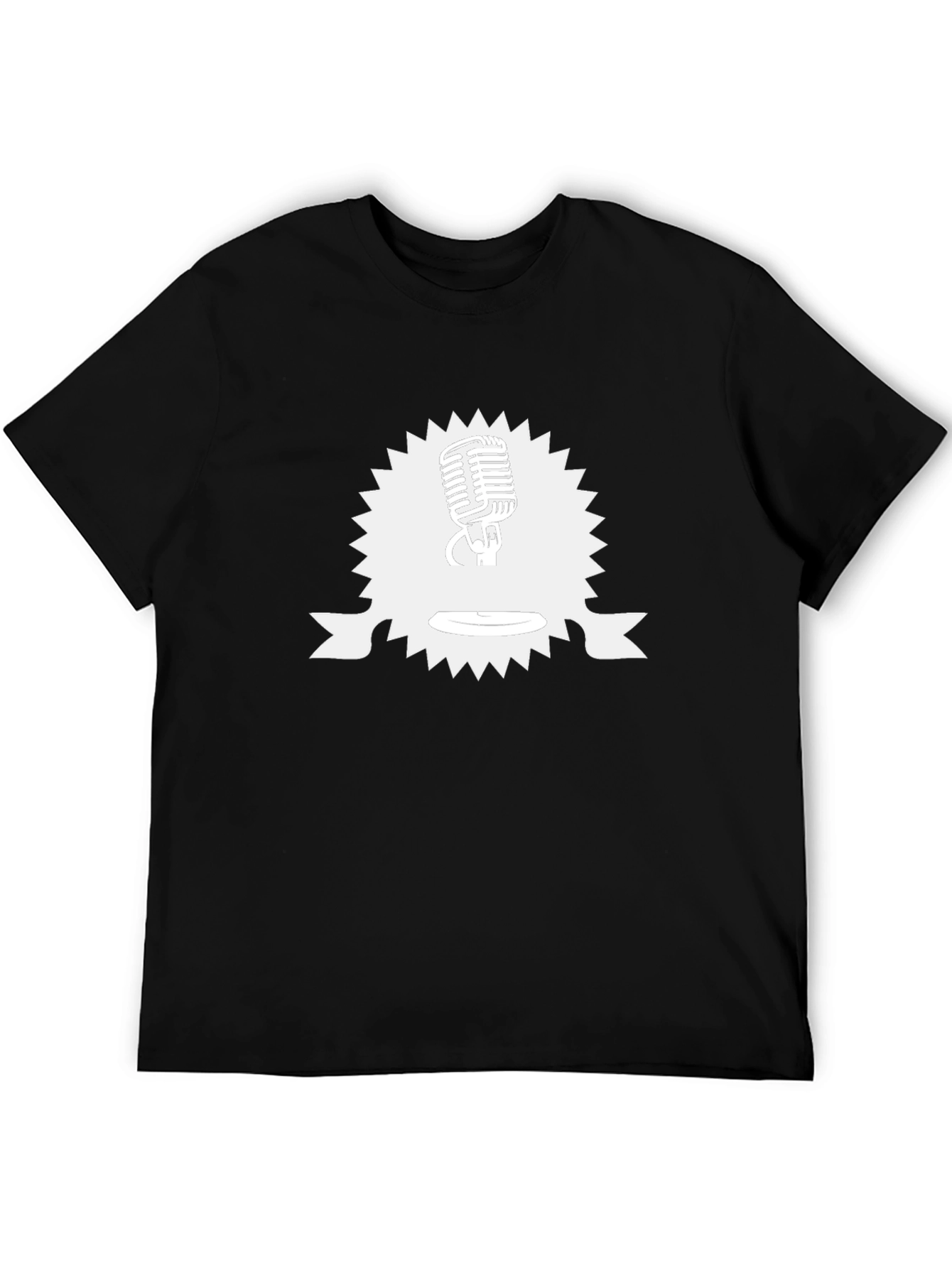 Retro Microphone Graphic T-Shirt