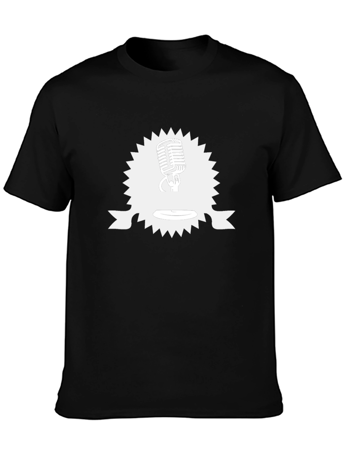 Retro Microphone Graphic T-Shirt