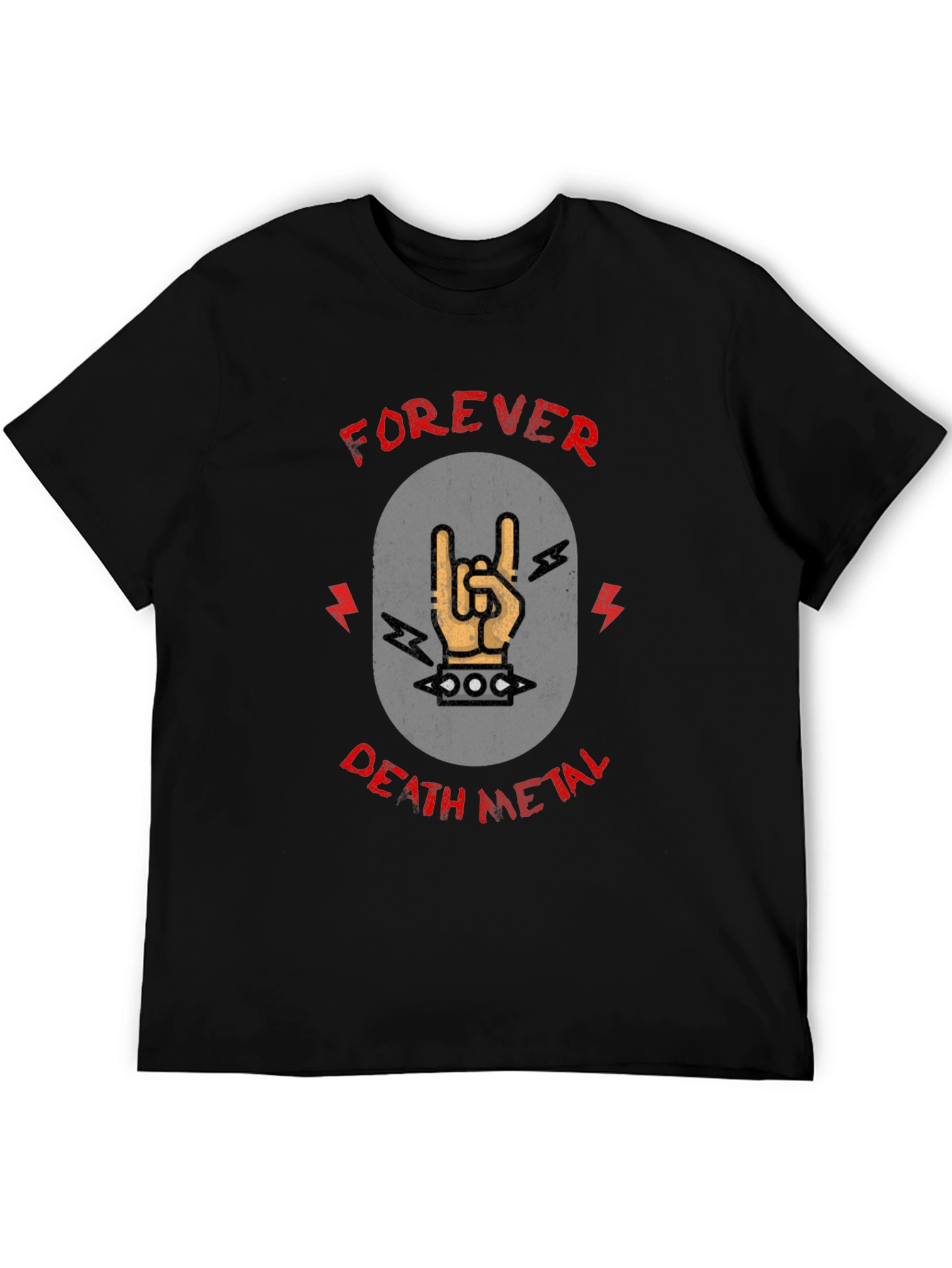 Forever Death Metal Graphic Tee - Rock On!