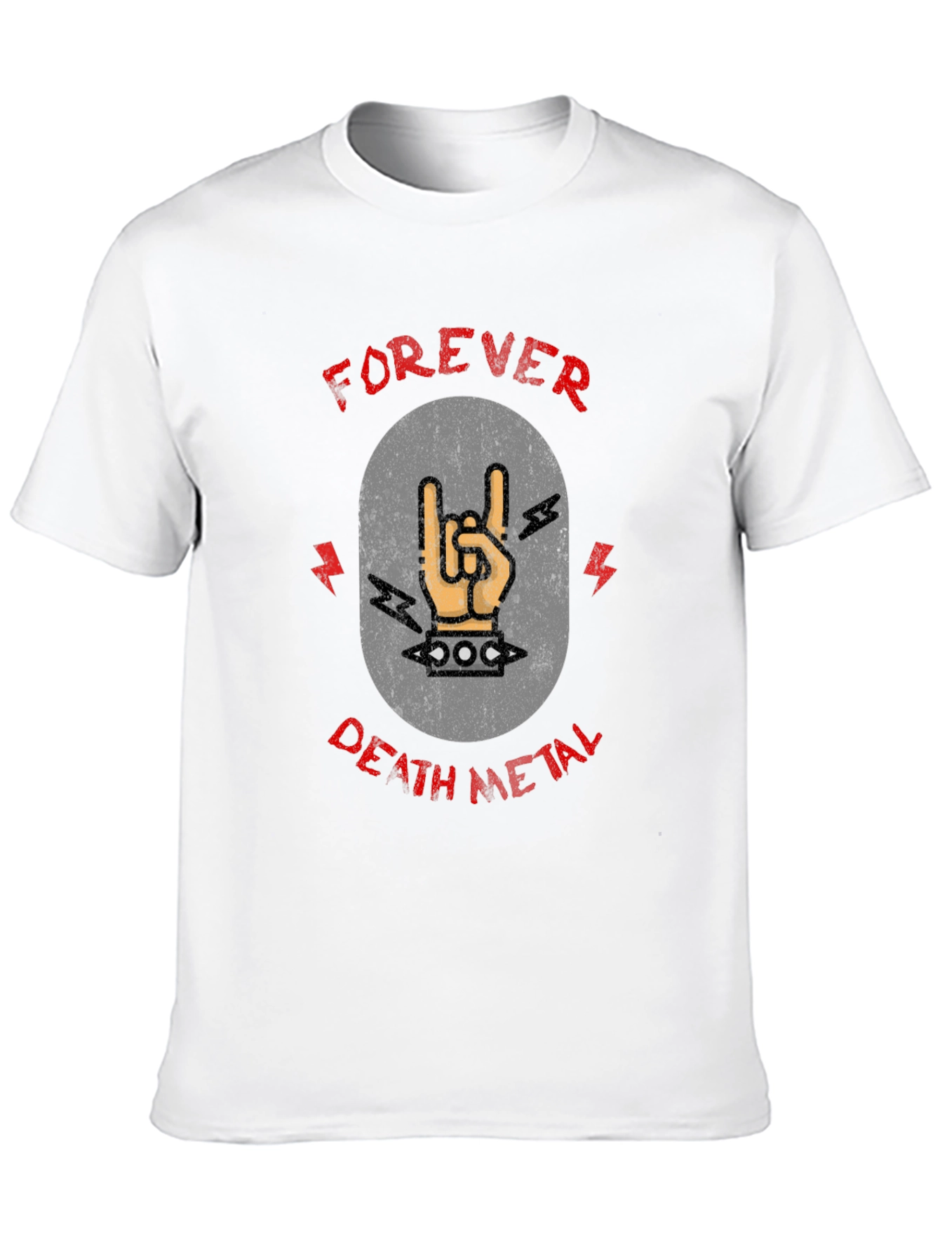 Forever Death Metal Graphic Tee - Rock On!