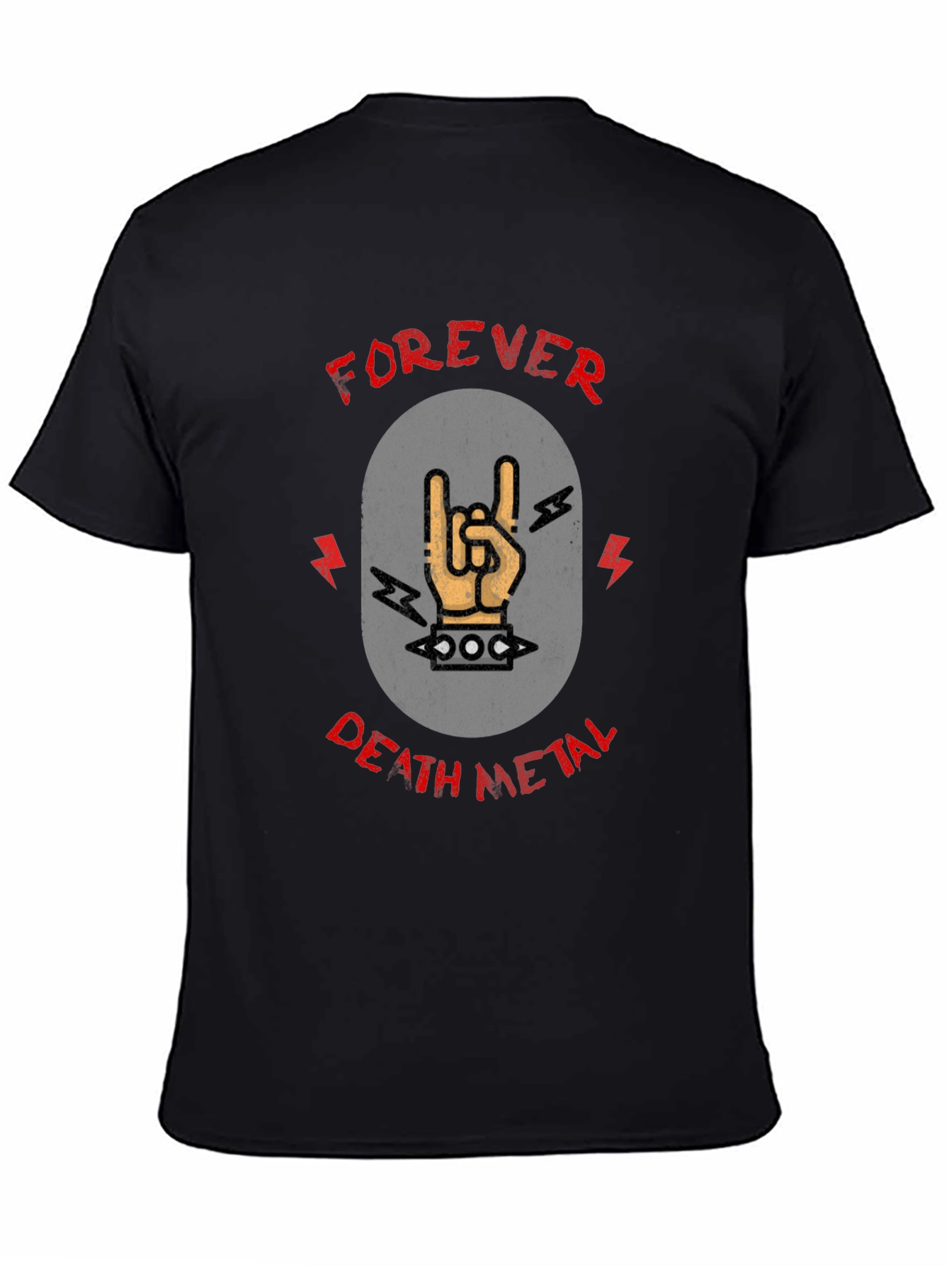 Forever Death Metal Graphic Tee - Rock On!