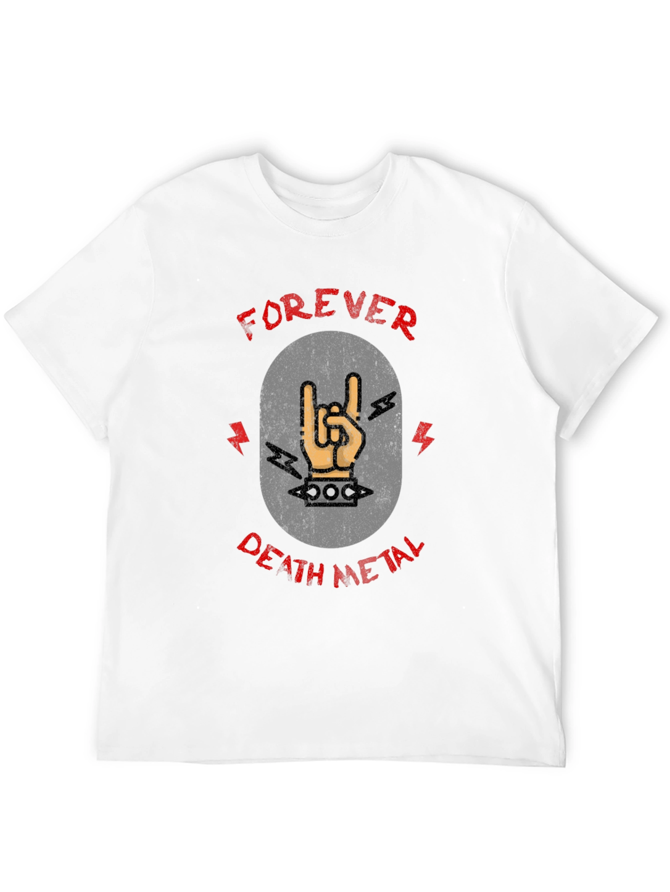 Forever Death Metal Graphic Tee - Rock On!