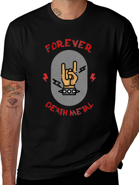 Forever Death Metal Graphic Tee - Rock On!
