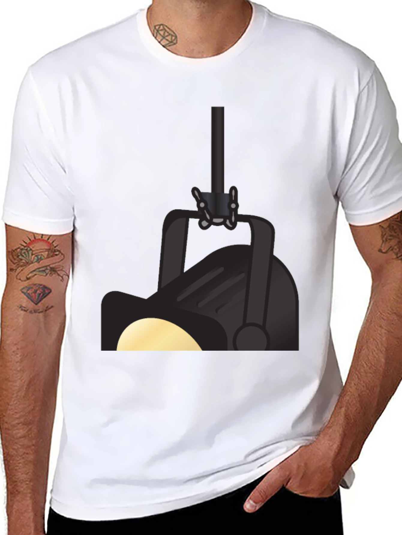 Spotlight Graphic Tee - Illuminating Style
