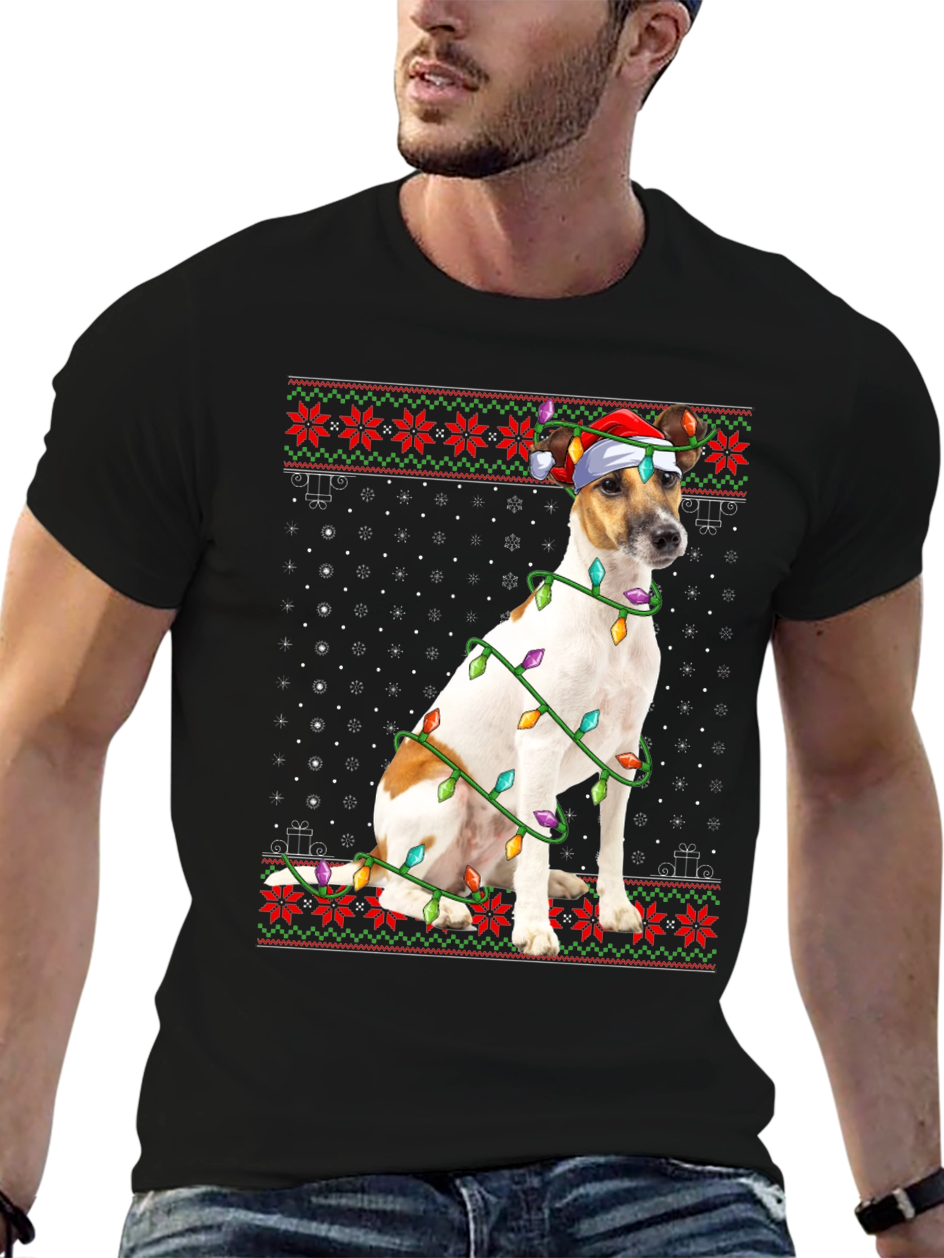 Dog Christmas Lights T-Shirt
