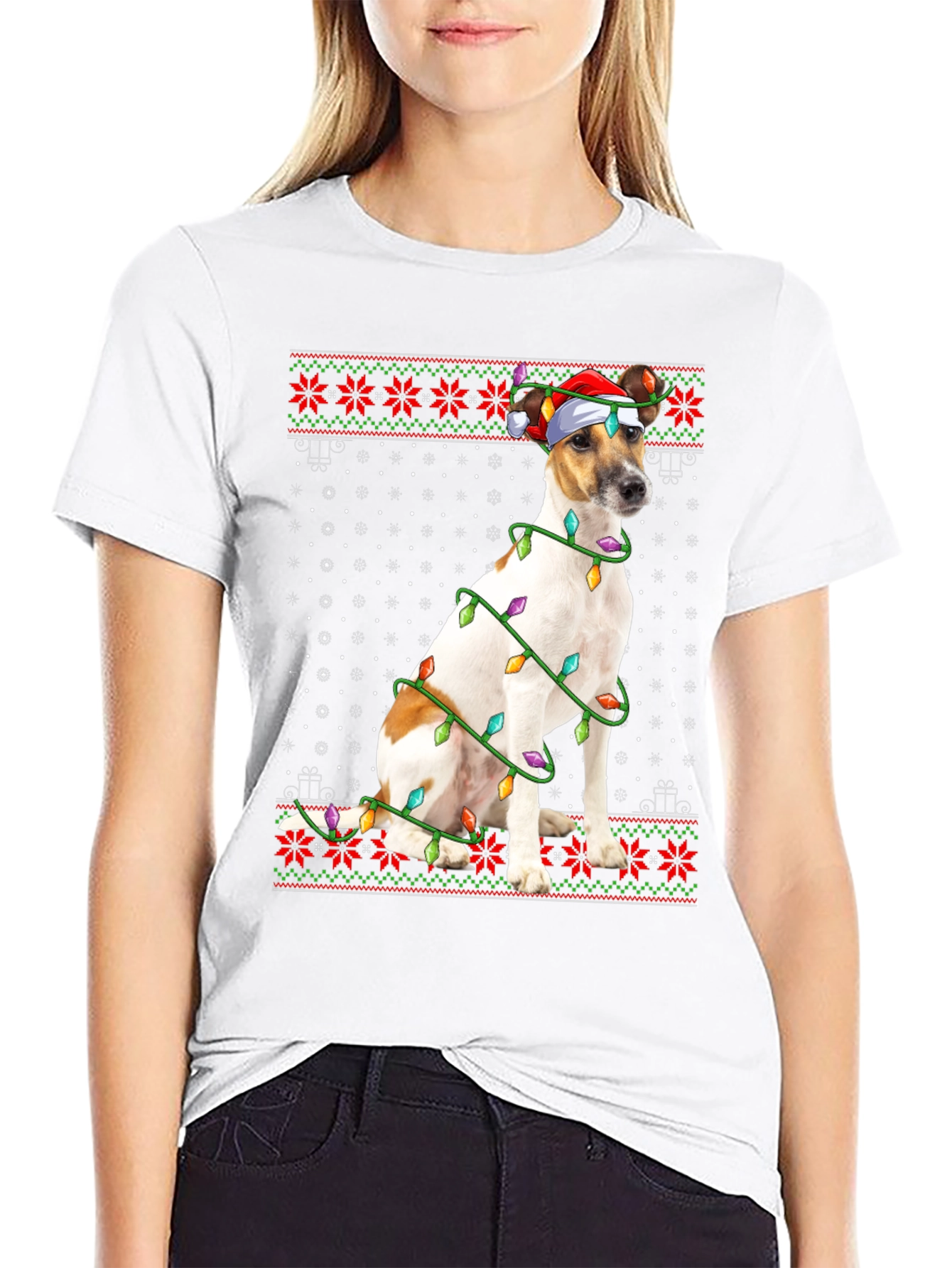 Dog Christmas Lights T-Shirt