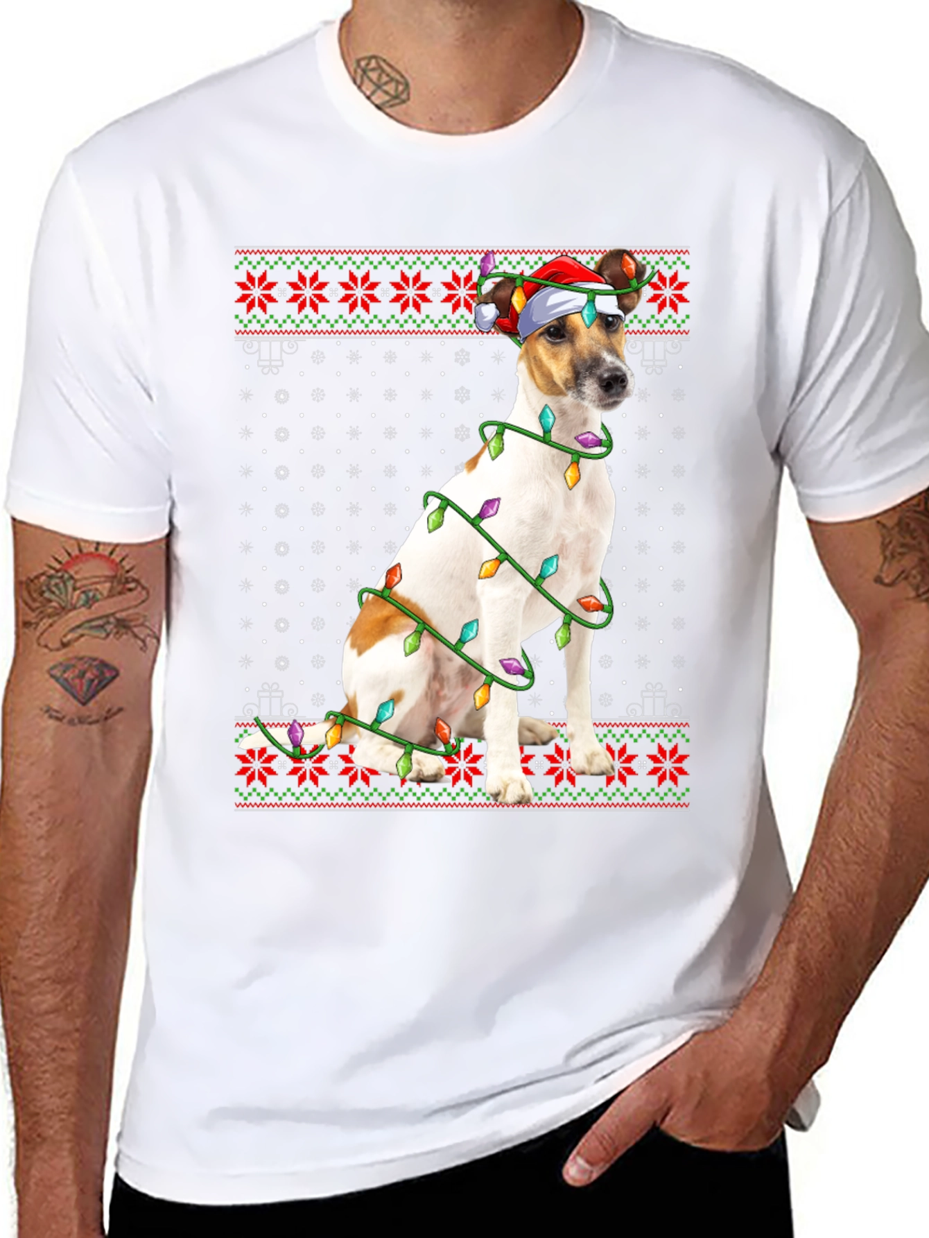 Dog Christmas Lights T-Shirt